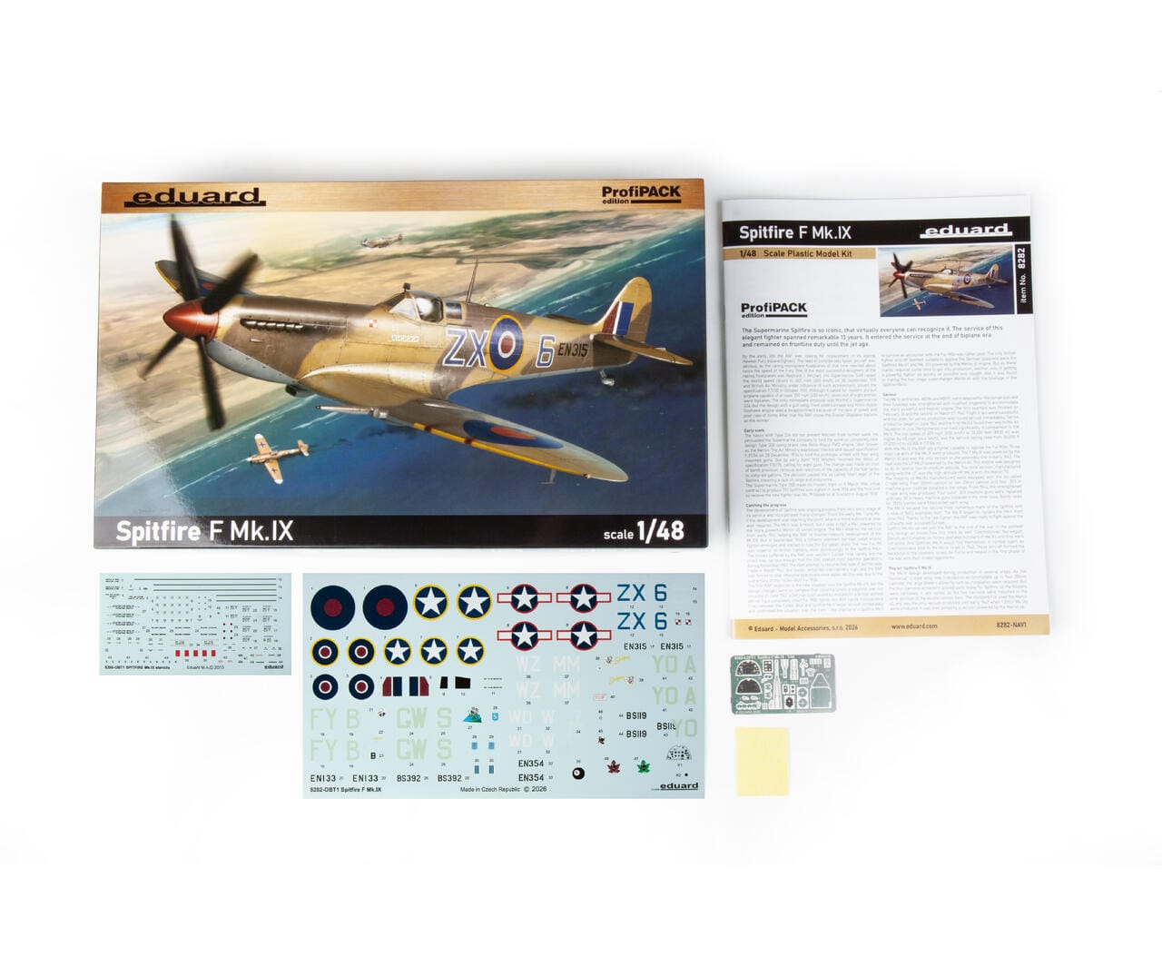 Eduard - 8282 - Supermarine Spitfire Mk IX - box contents