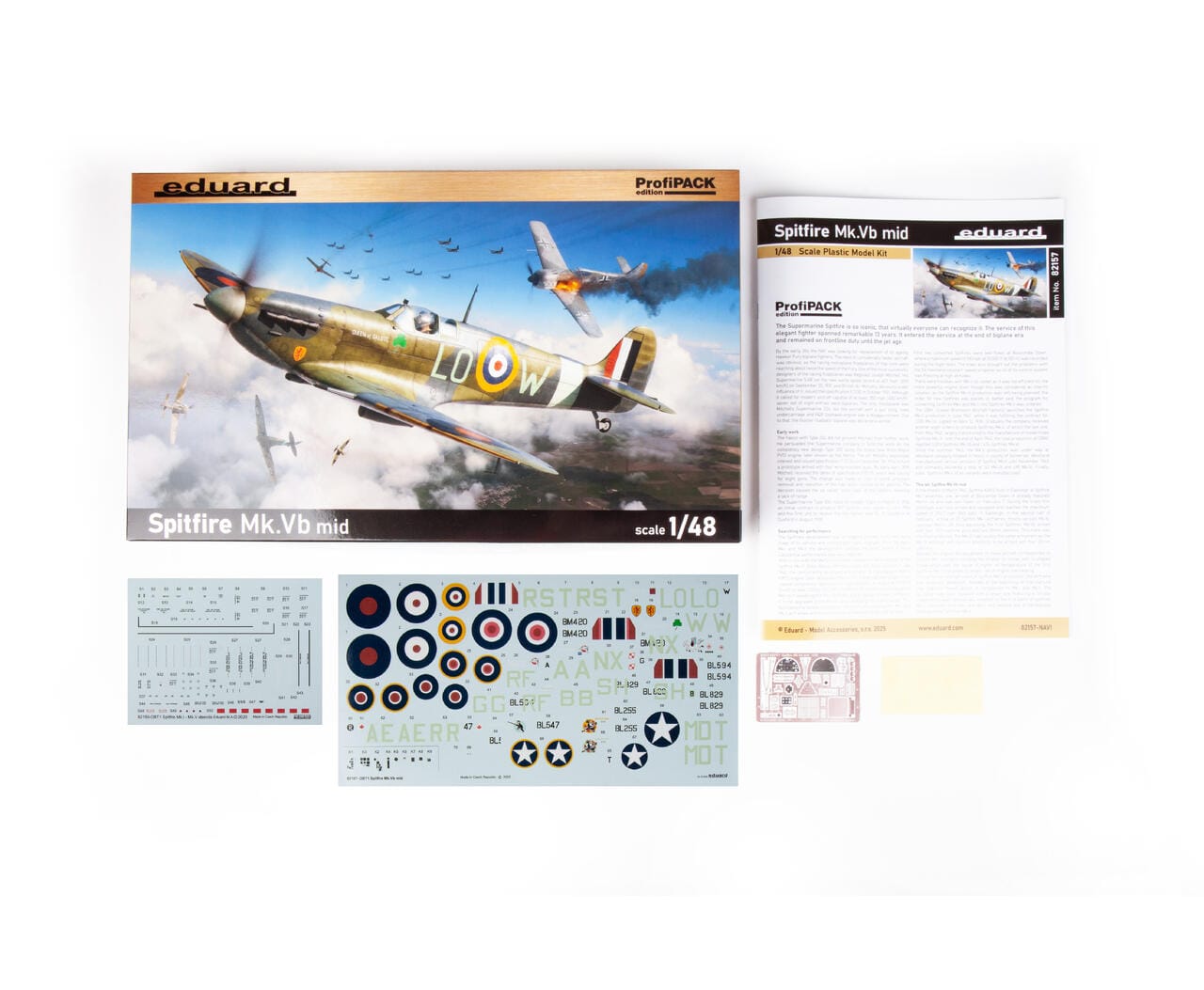 Eduard - 82157 - Supermarine Spitfire Mk Vb - box contents