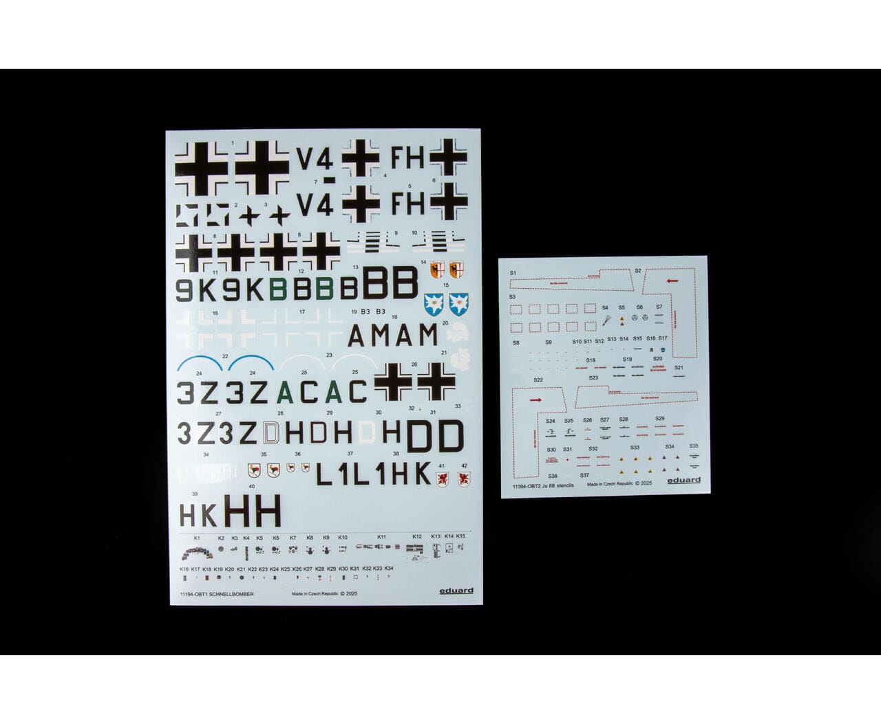 400 - Eduard - 11194 - Junkers Ju 88 A-4 ‘Schnellbomber’ - decals