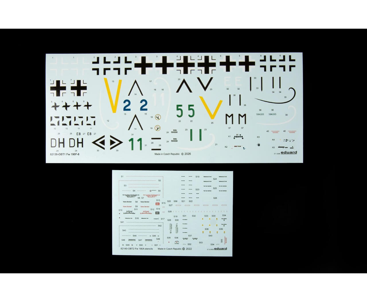 400 - Eduard - 82139 - Focke-Wulf Fw 190 F-8 - decals