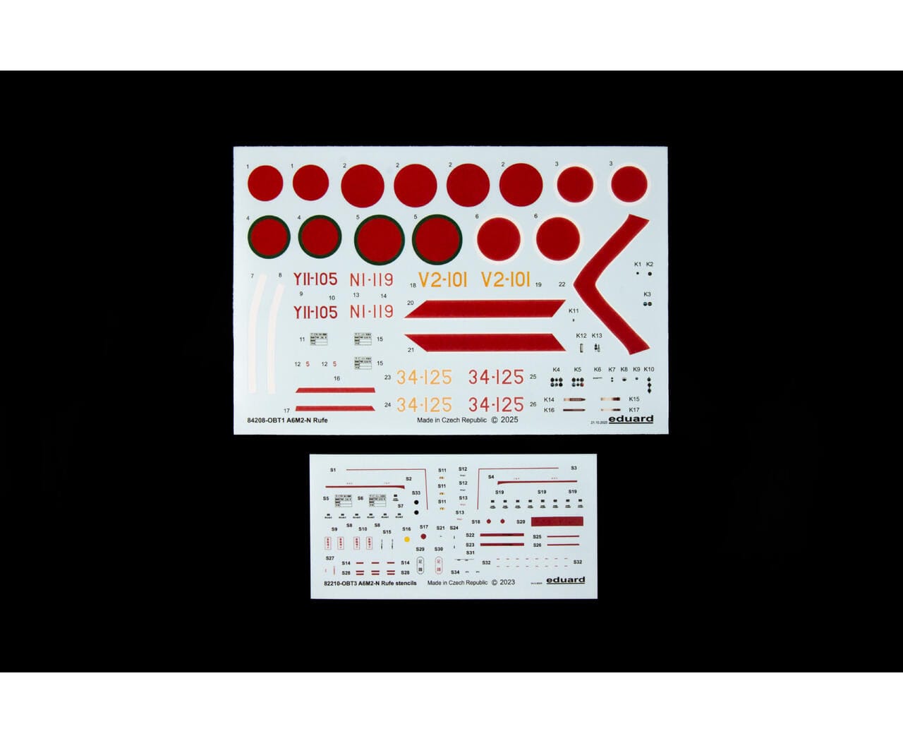 400 - Eduard - 84208 - Mitsubishi A6M2-N Zero ‘Rufe’ - decals