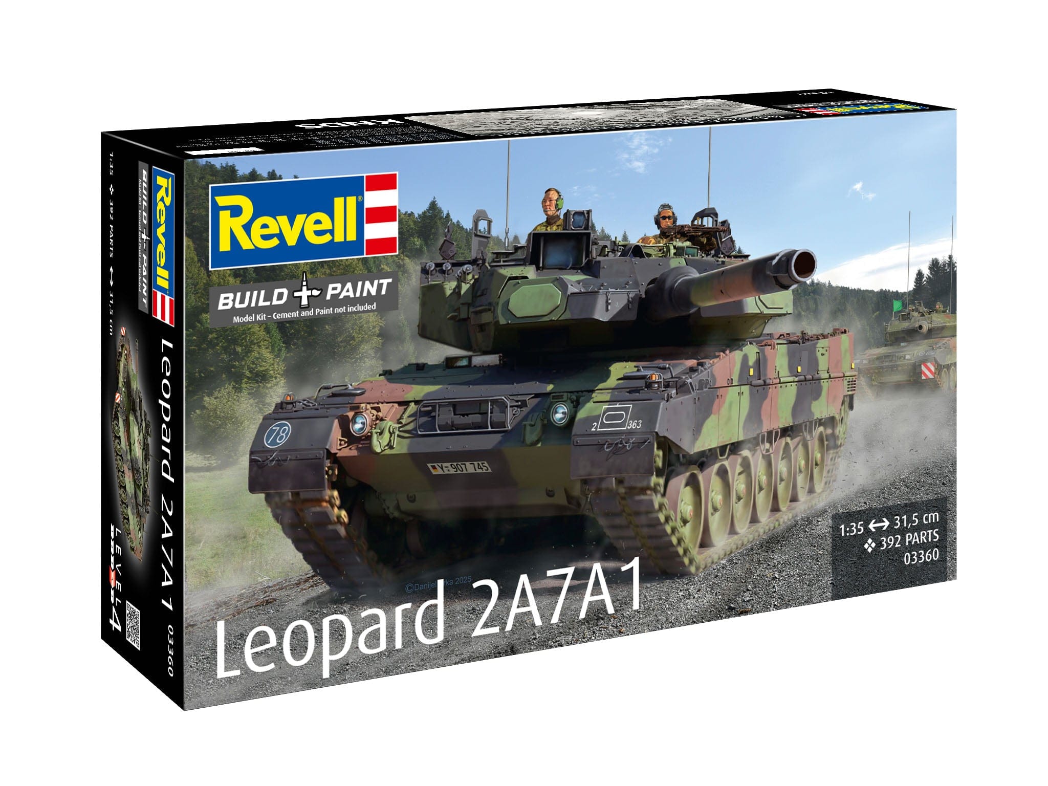 Revell - 03360 - Leopard 2A7A1 - box front right angle