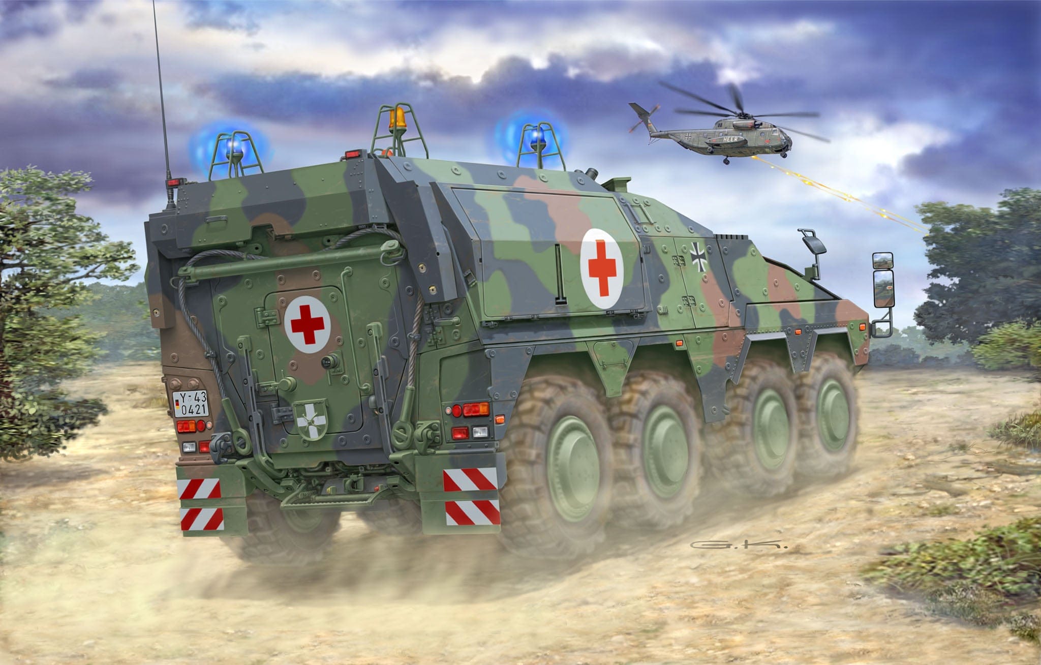 Revell - 03362 - GTK Boxer sgSanKfz - box art