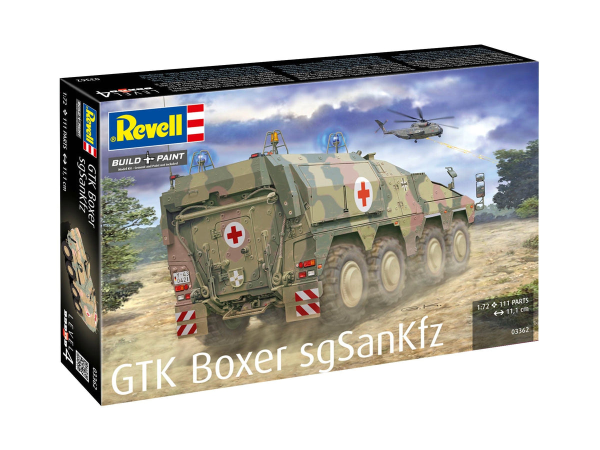 100 - Revell - 03362 - GTK Boxer sgSanKfz - box front right angle