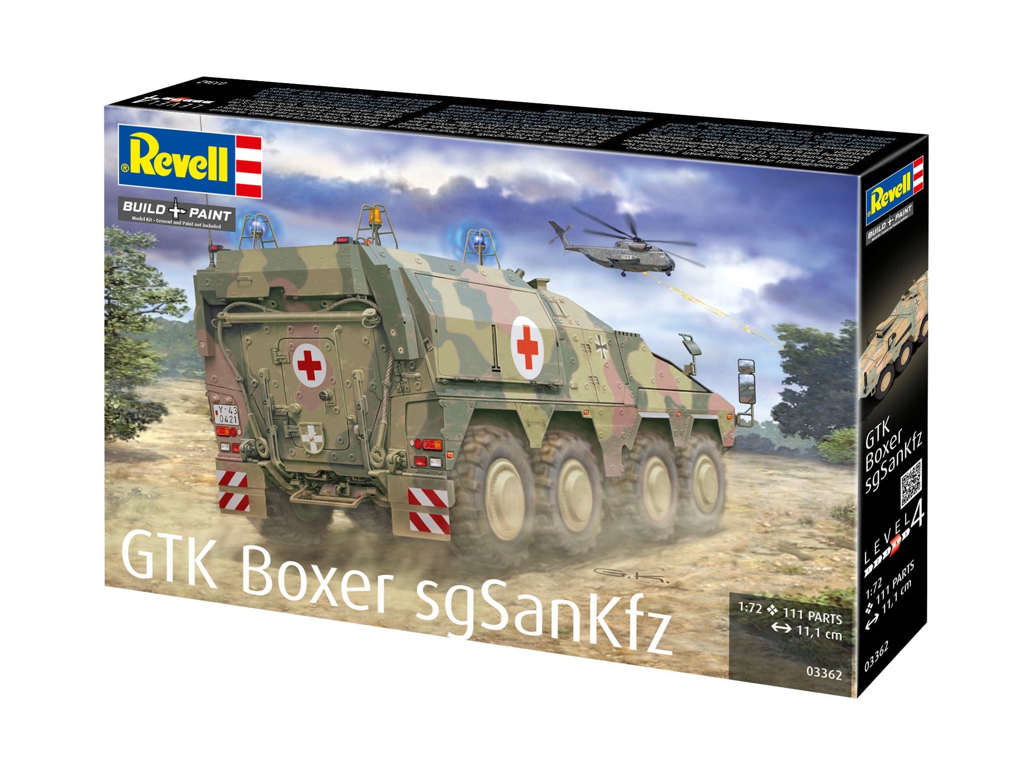 Revell - 03362 - GTK Boxer sgSanKfz - box front left angle