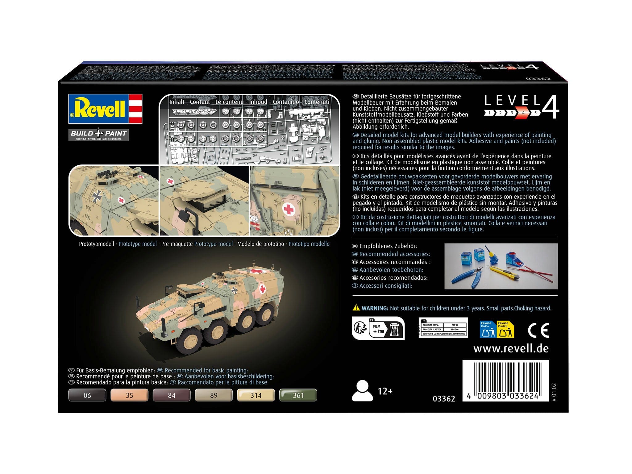 Revell - 03362 - GTK Boxer sgSanKfz - box rear