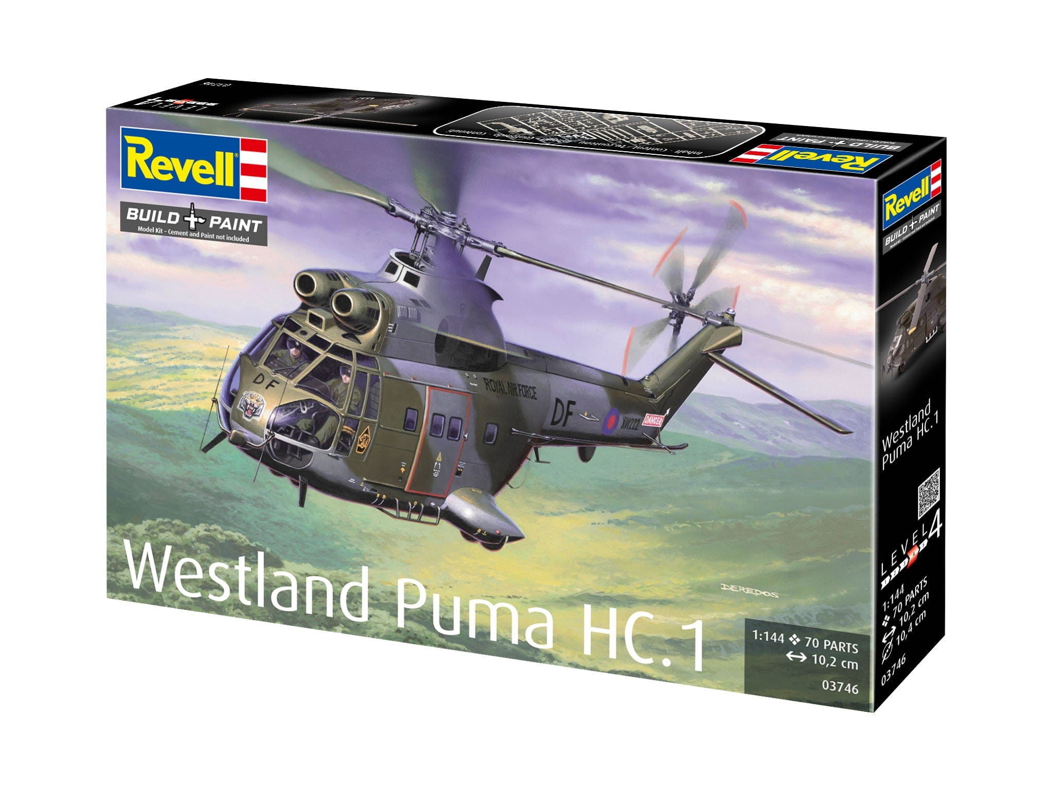 Revell - 03746 - Westland Puma HC.1 - box front right angle