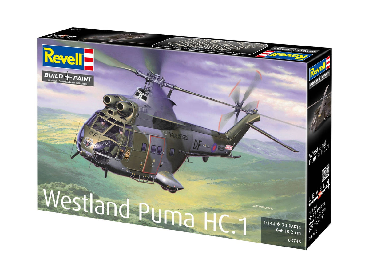 100 - Revell - 03746 - Westland Puma HC.1 - box front right angle