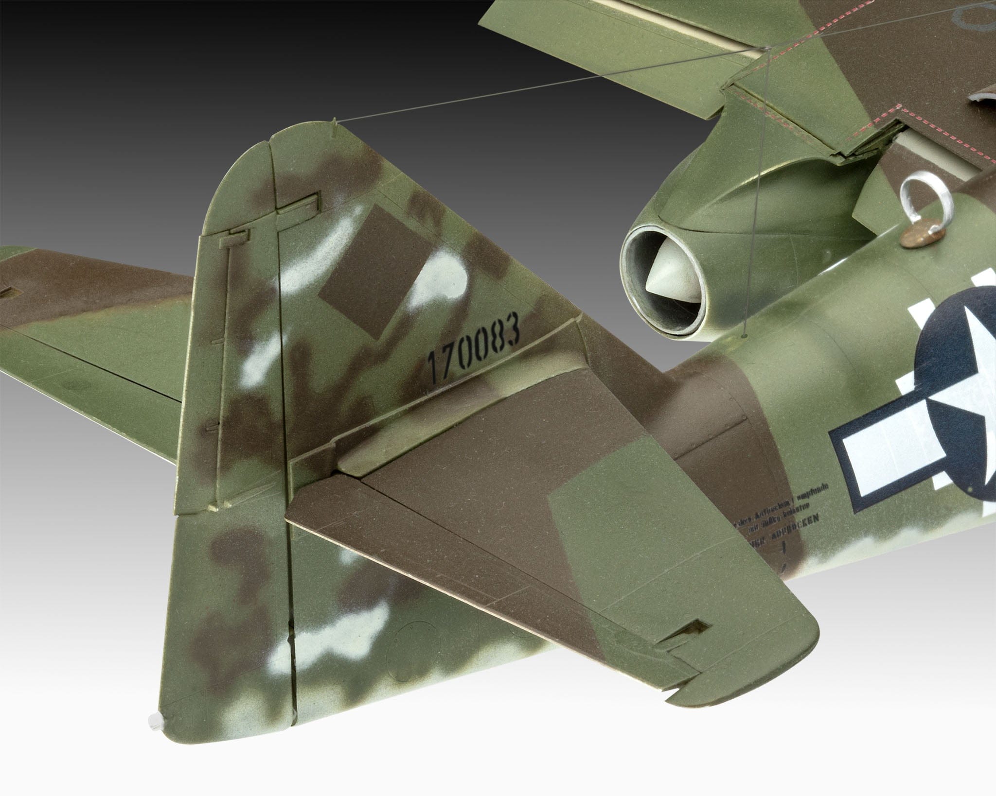 Revell - 03749 - Messerschmitt Me 262 A-1a/U4 - painted model