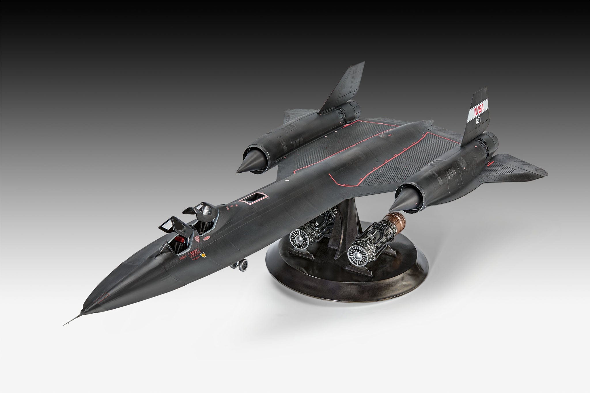Revell - 03751 - Lockheed SR-71B Blackbird - painted model
