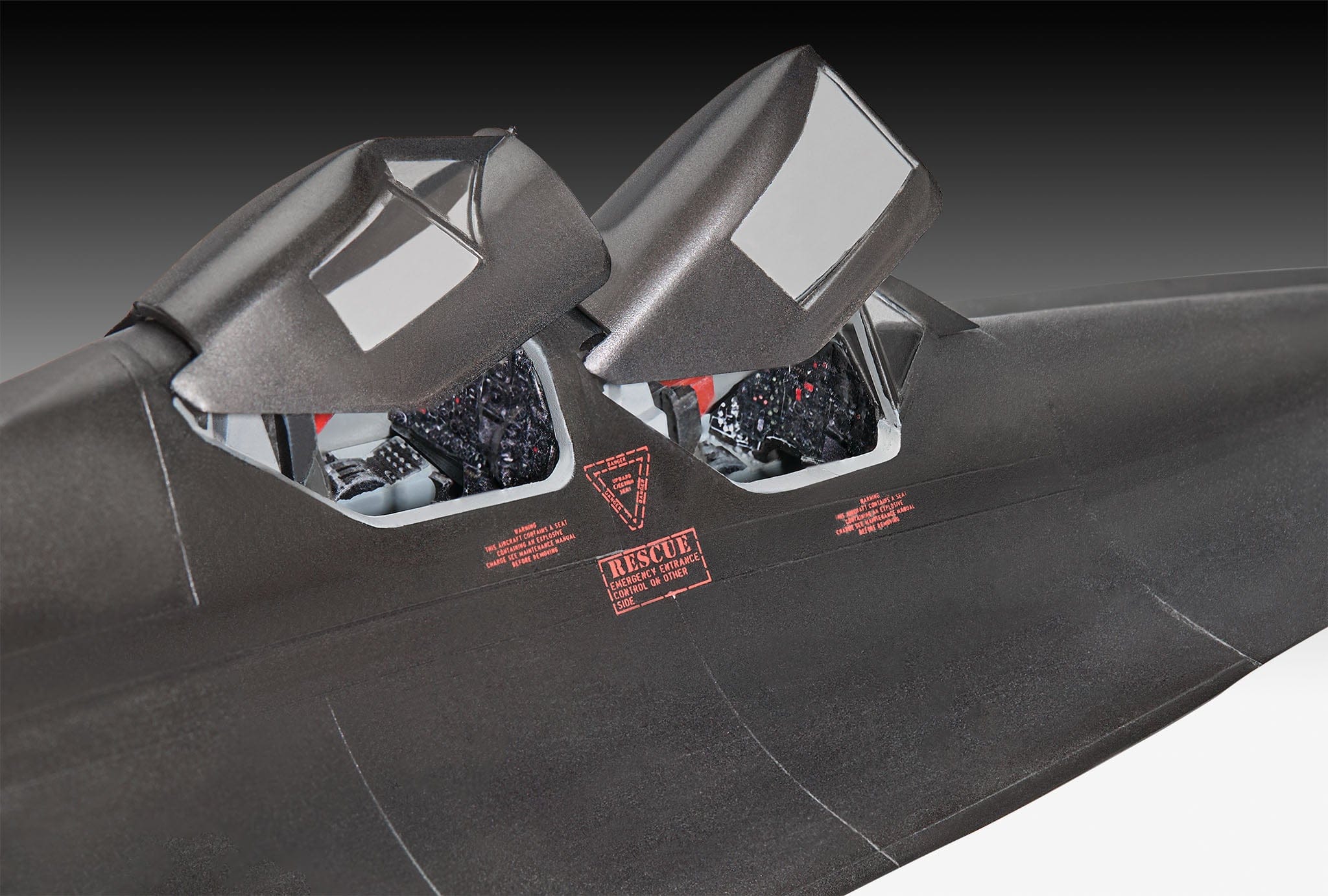 Revell - 03751 - Lockheed SR-71B Blackbird - painted model