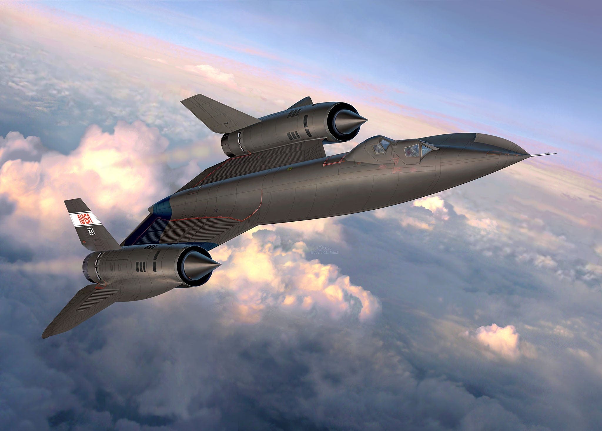 Revell - 03751 - Lockheed SR-71B Blackbird - box art