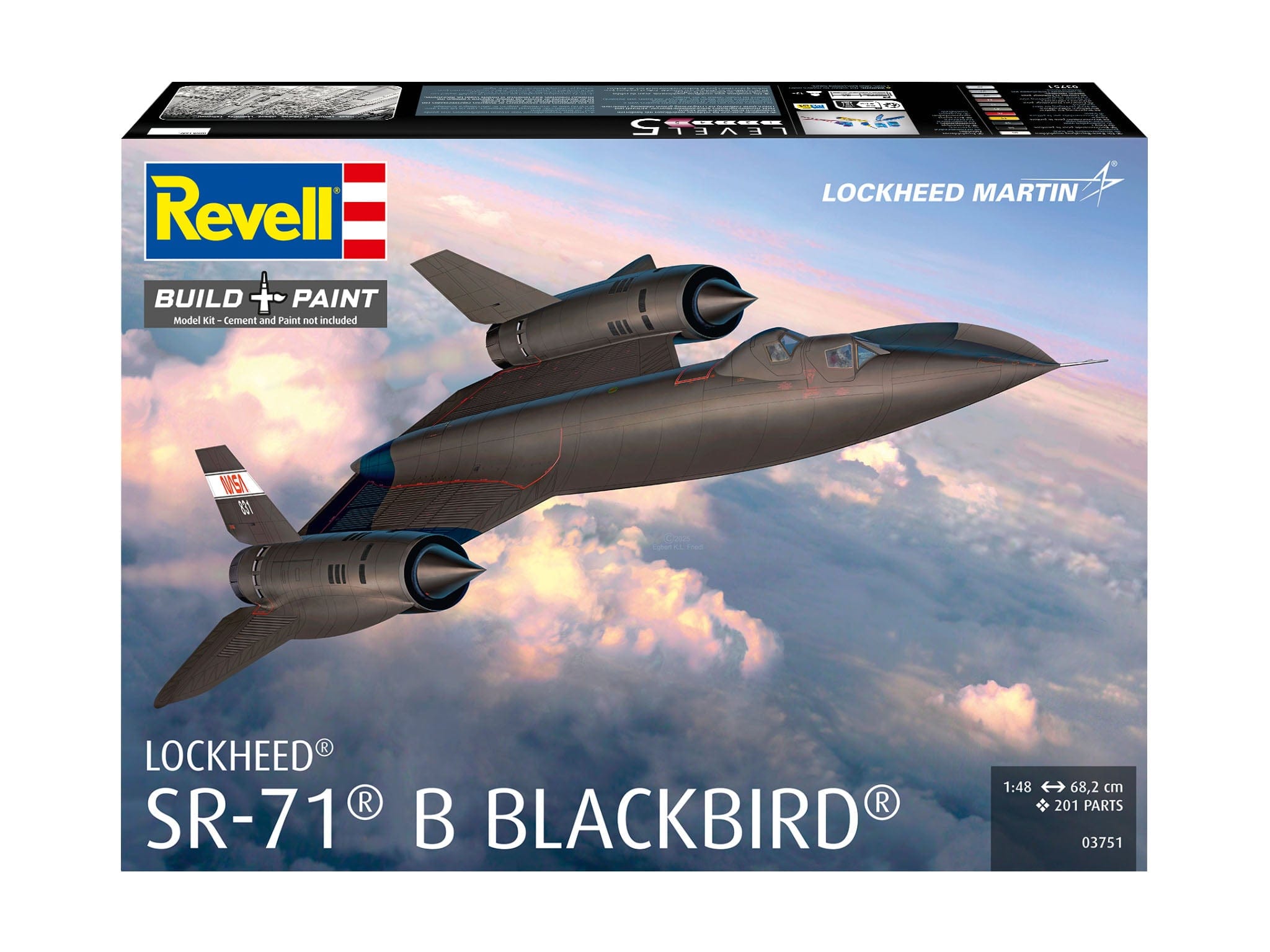 Revell - 03751 - Lockheed SR-71B Blackbird - box front