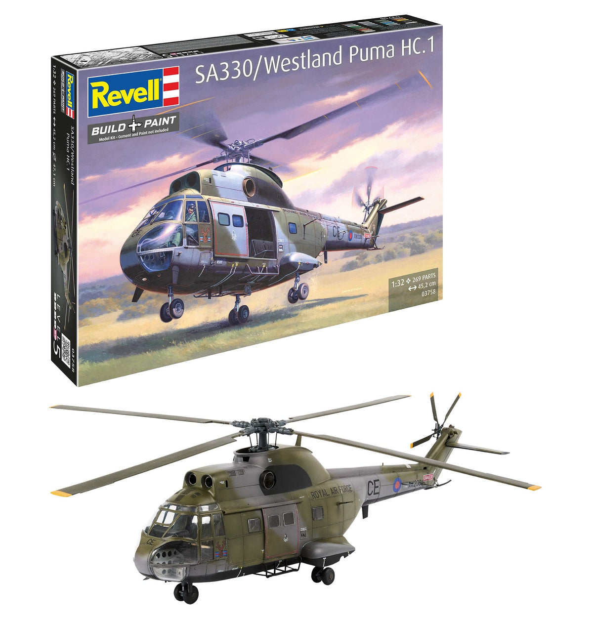 011 - Revell - 03758 - Aérospatiale SA 330 / Westland Puma HC.1 - secondary image