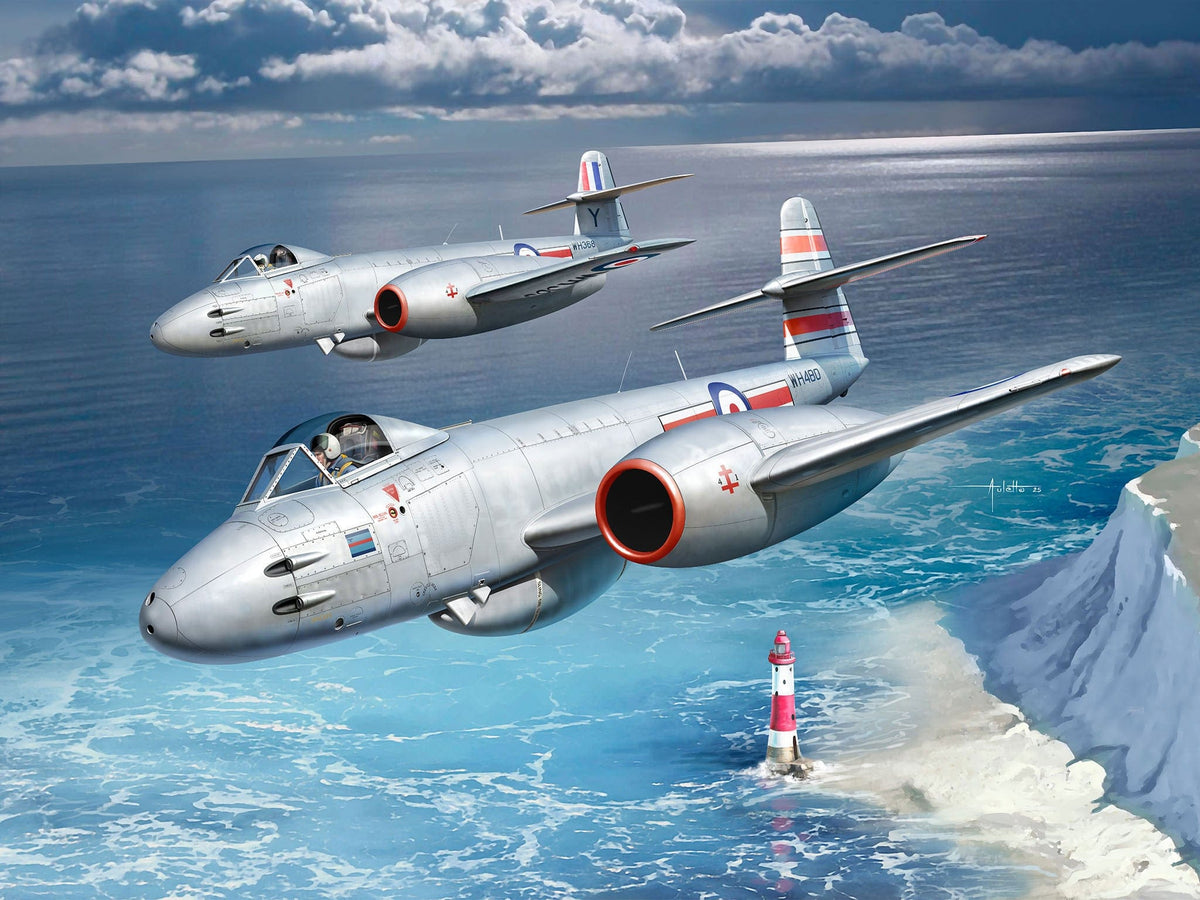 150 - Revell - 03779 - Gloster Meteor F.8 / FR.9 - box art