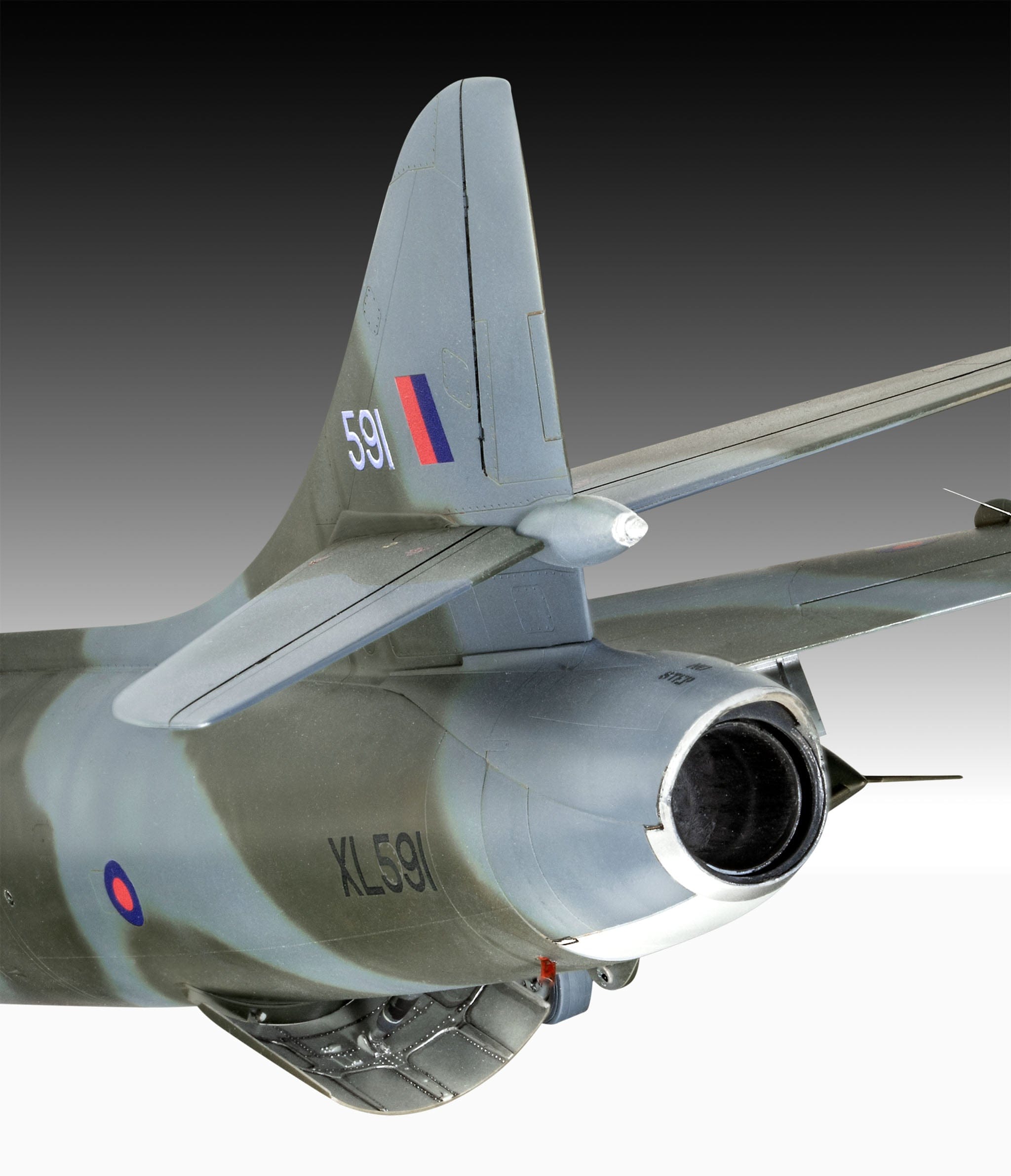 Revell - 03786 - Hawker Hunter T.7 / T.7a - painted model