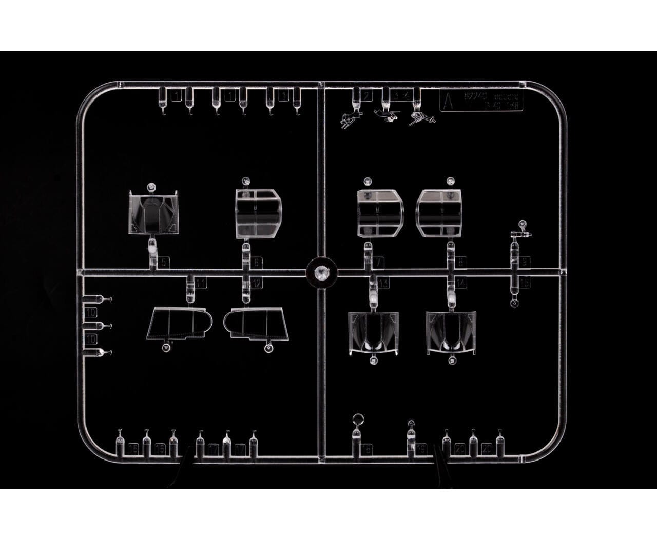 201 - Eduard - 84207 - Curtiss P-40E Warhawk / Kittyhawk Mk Ia - sprue