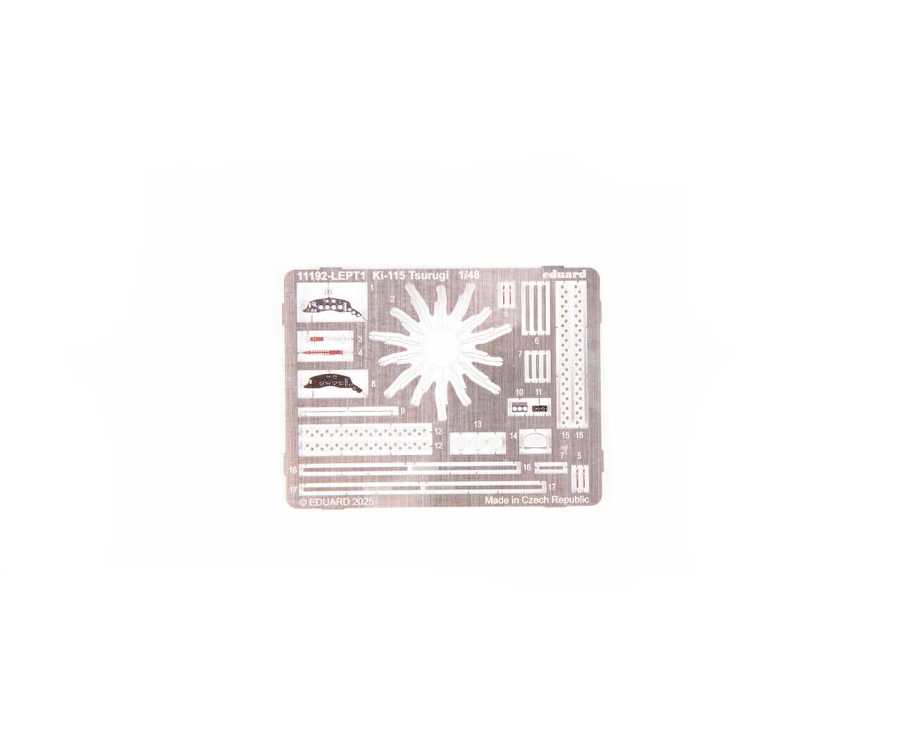 Eduard - 11192 - Nakajima Ki-115 Tsurugi - photo-etched parts