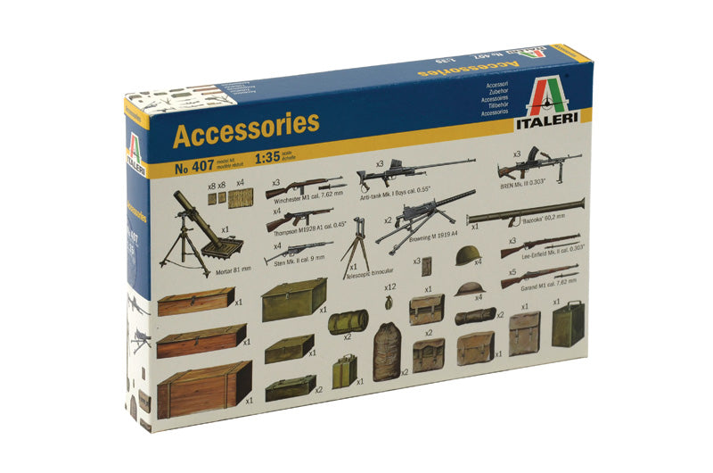 British and US Accessories and Weapons