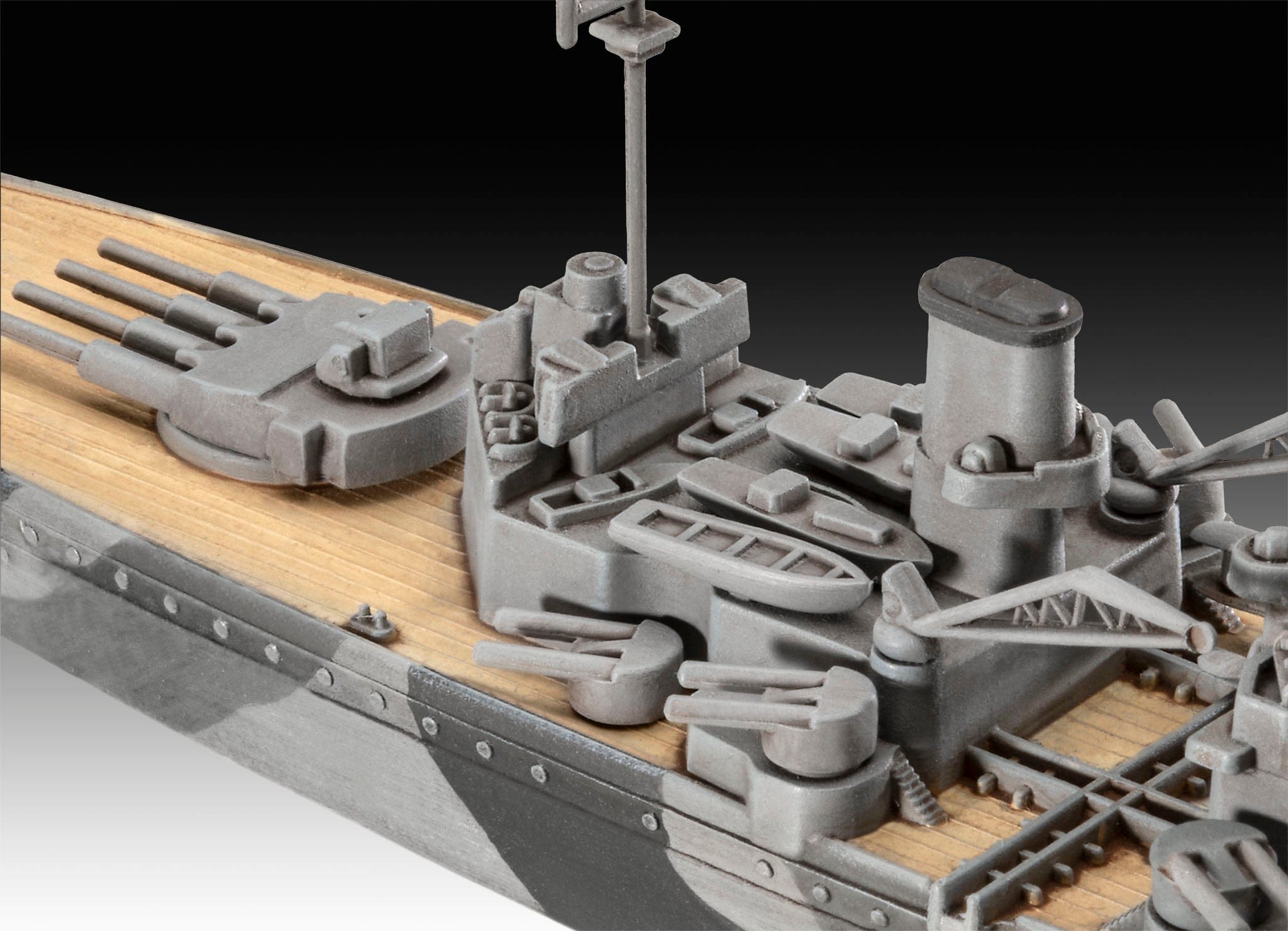 Revell - 05182 - HMS Duke of York (17) - painted model
