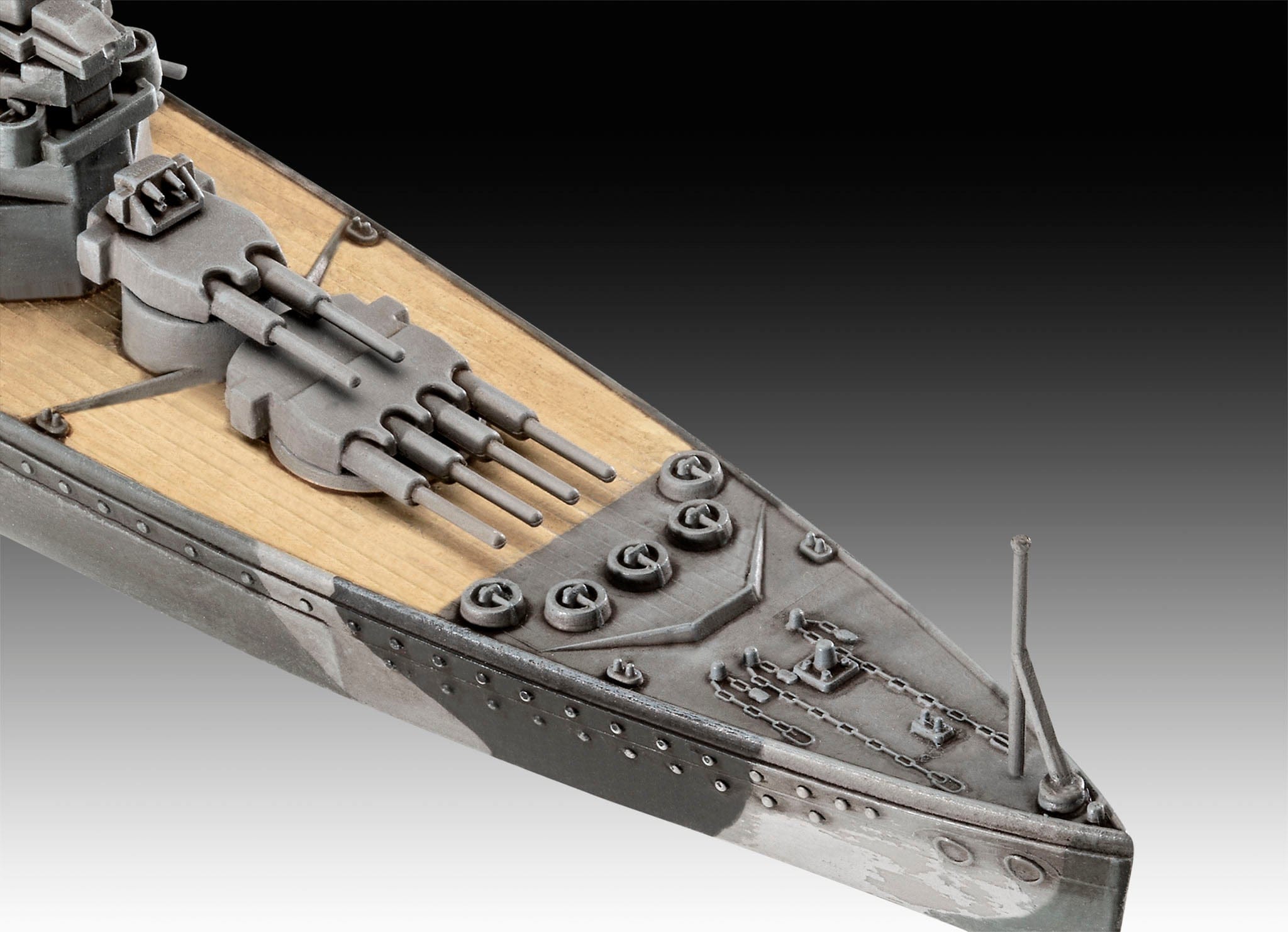 Revell - 05182 - HMS Duke of York (17) - painted model