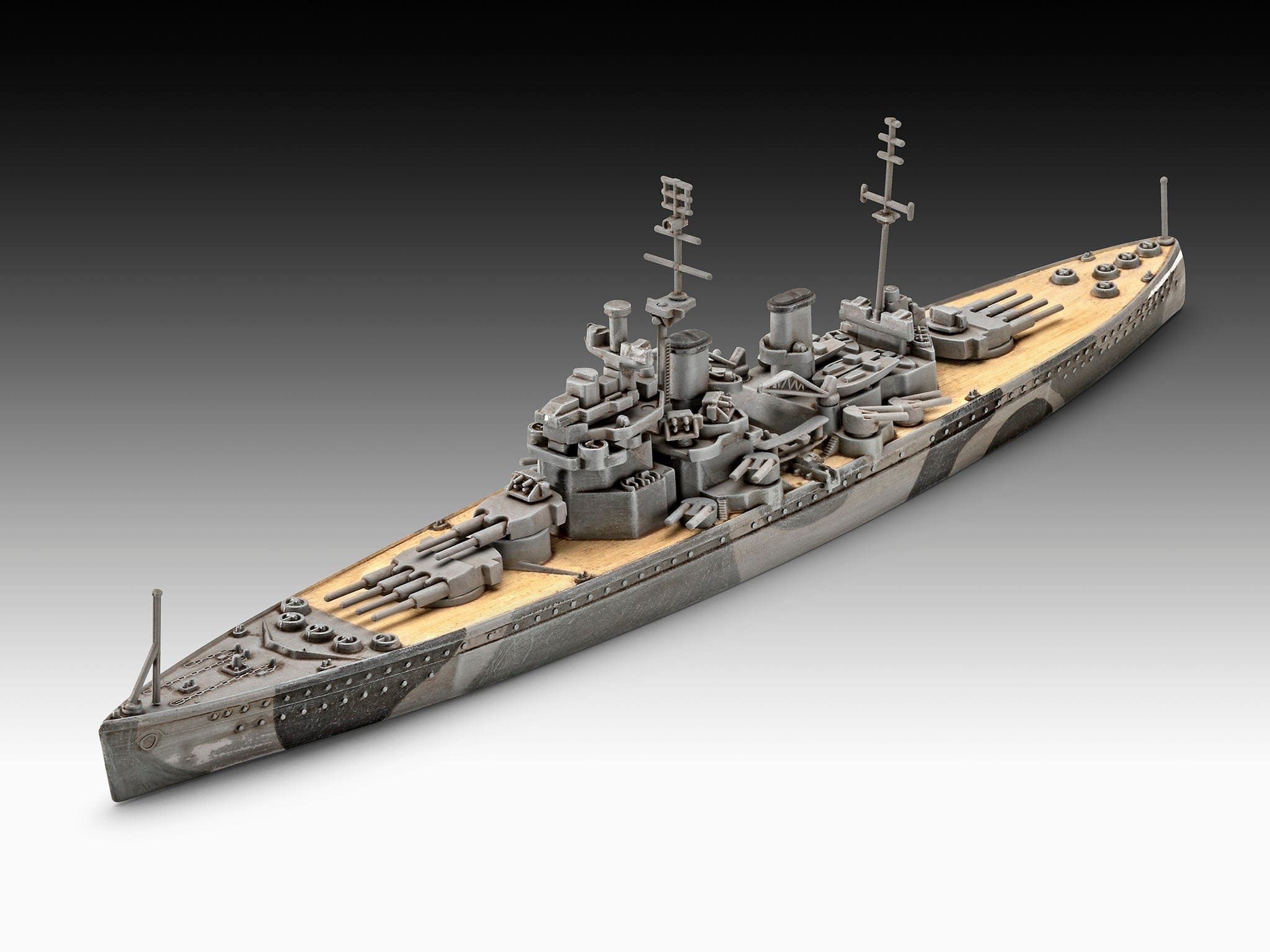Revell - 05182 - HMS Duke of York (17) - painted model