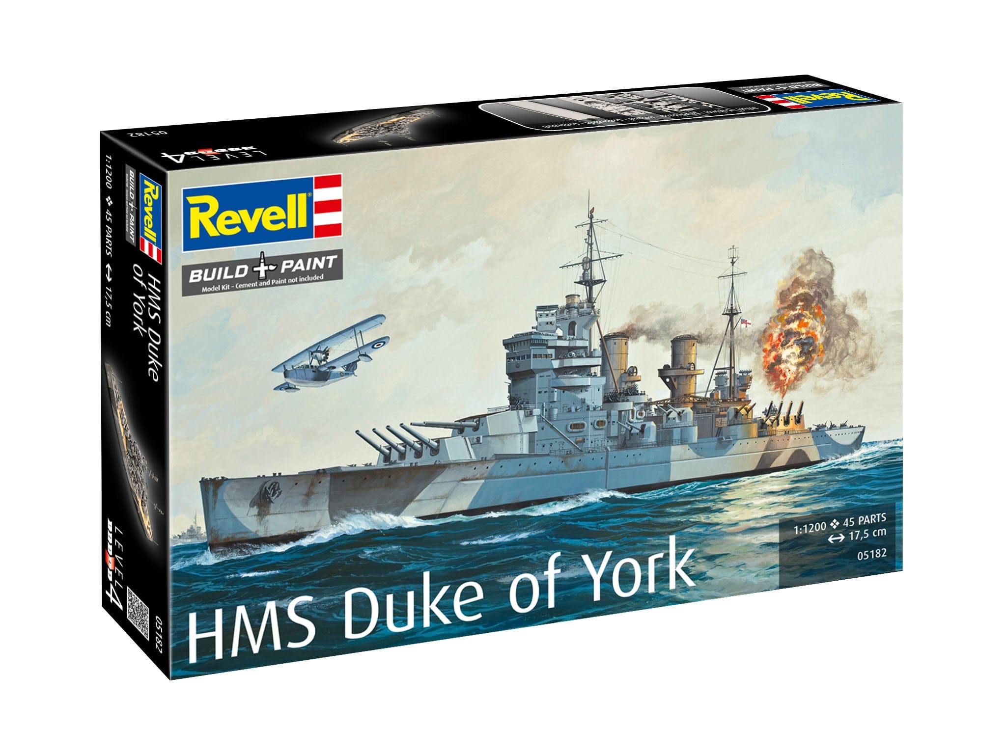 Revell - 05182 - HMS Duke of York (17) - box front right angle
