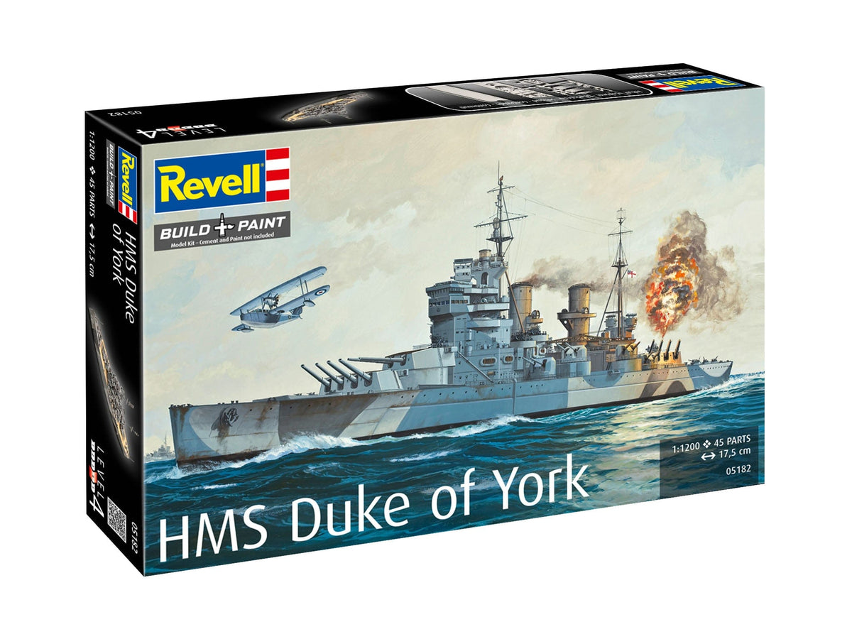 100 - Revell - 05182 - HMS Duke of York (17) - box front right angle