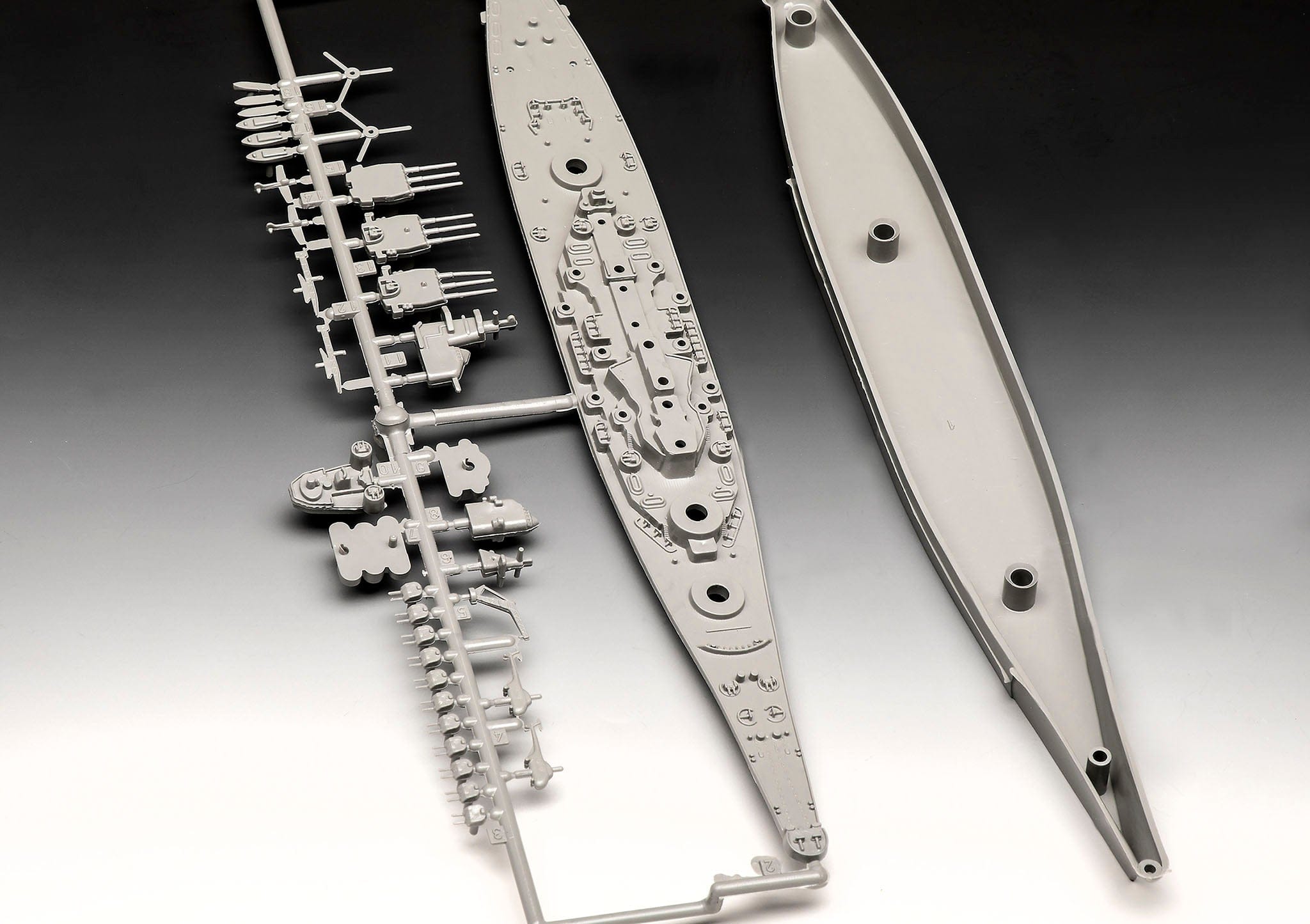 Revell - 05183 - USS New Jersey (BB-62) - sprue