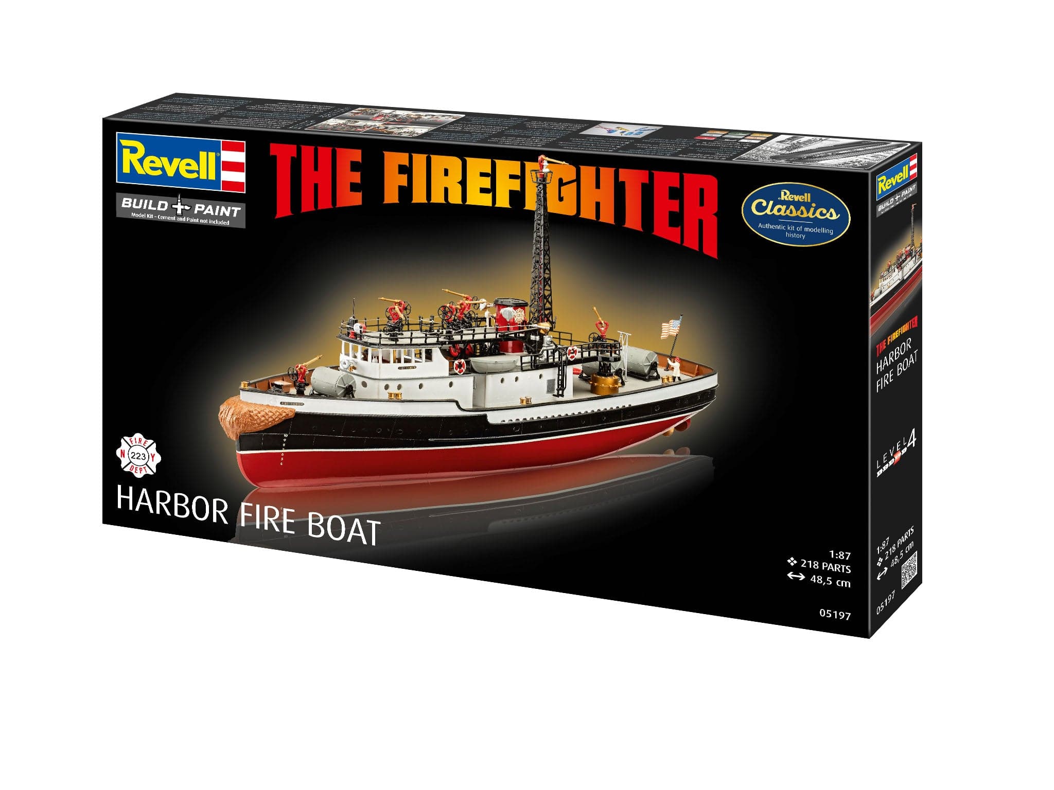 Revell - 05197 - The Firefighter - box front left angle