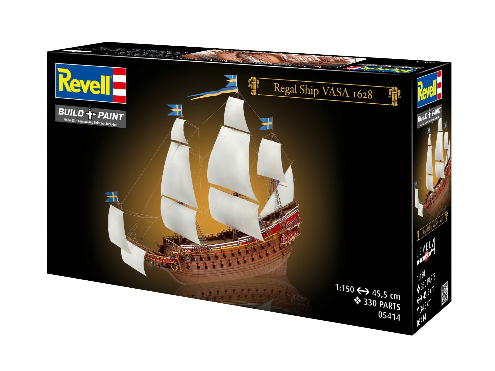 Revell - 05414 - Vasa - box front right angle
