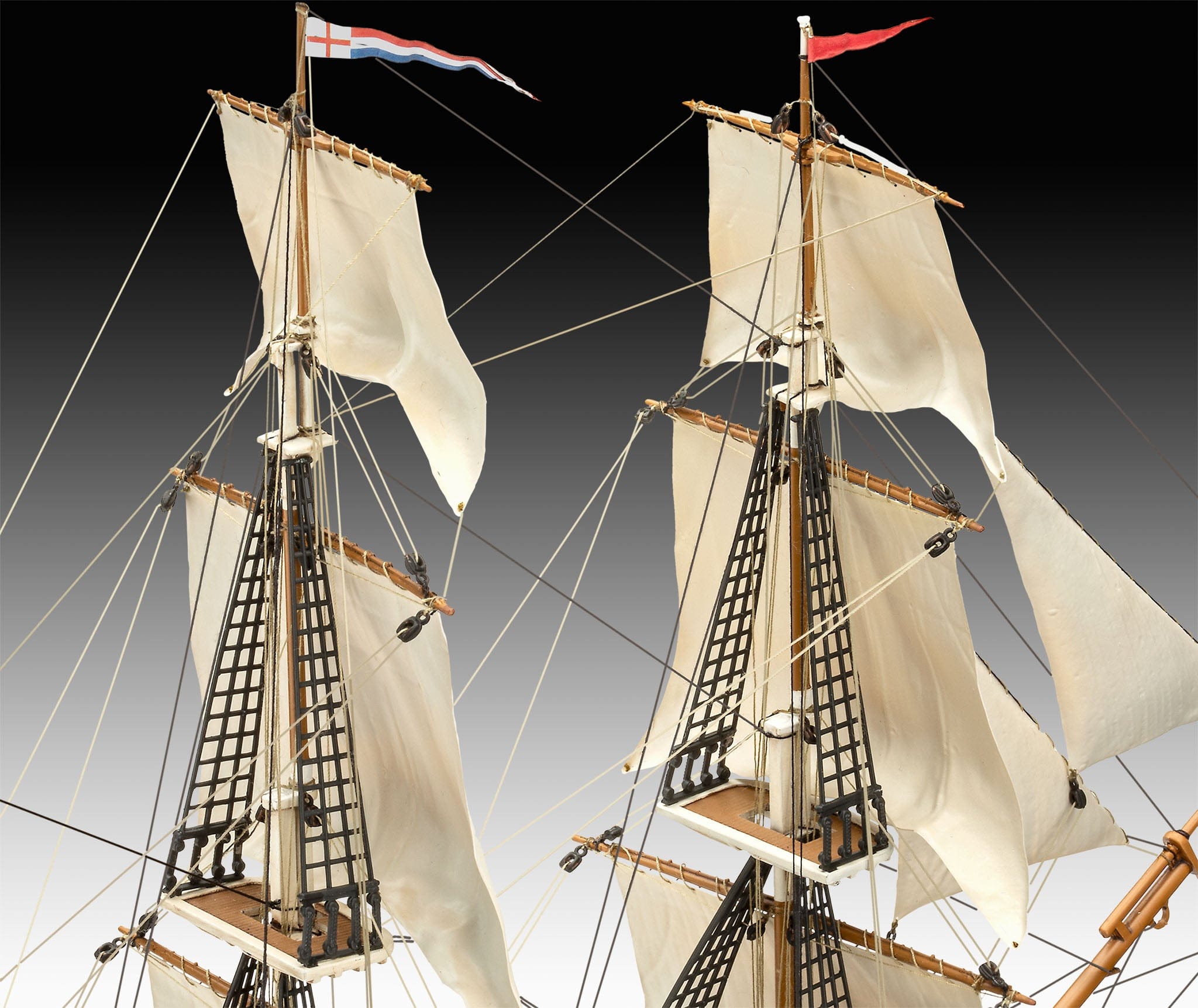 Revell - 05458 - HMS Beagle - painted model