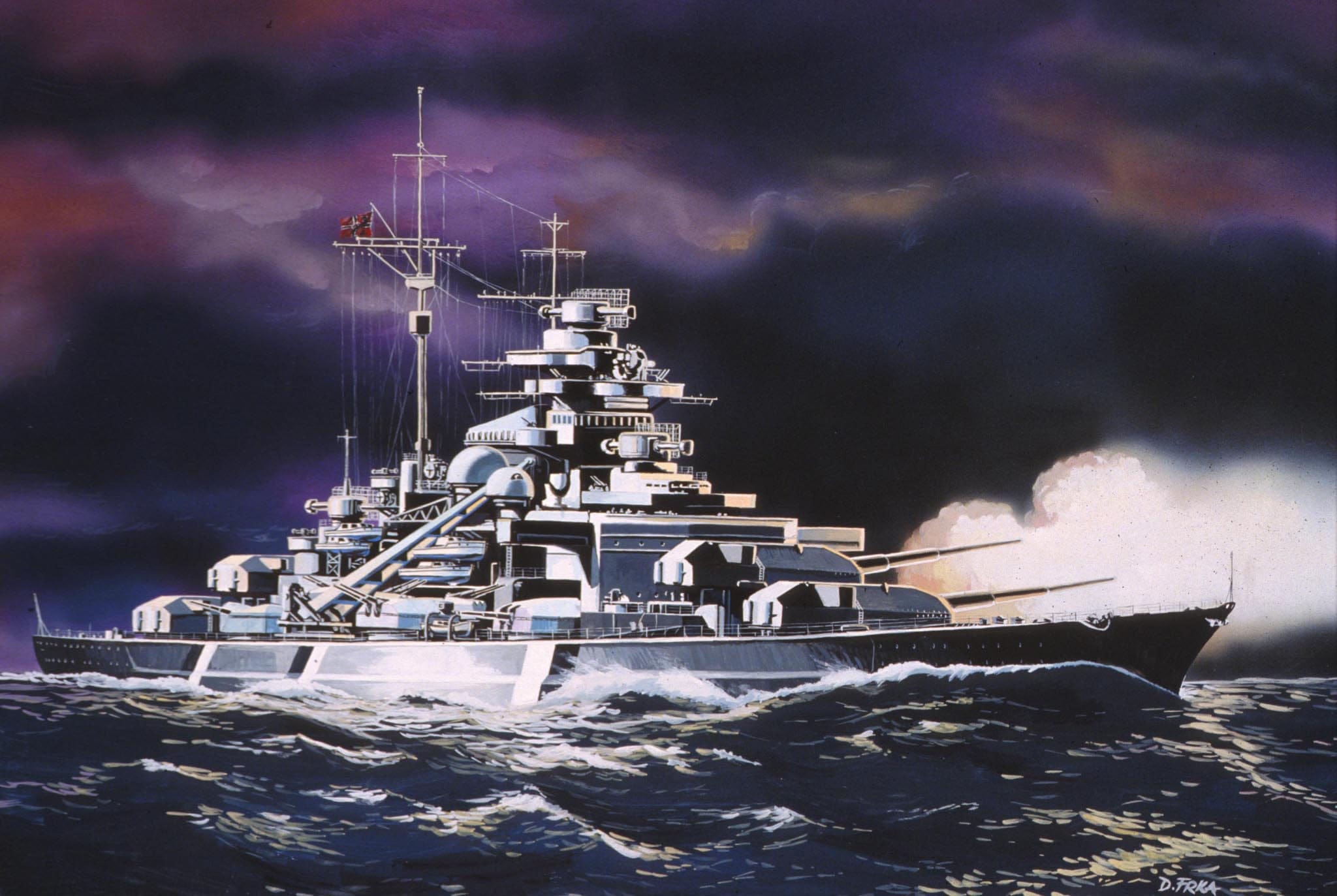 Revell - 05802 - Bismarck - box art
