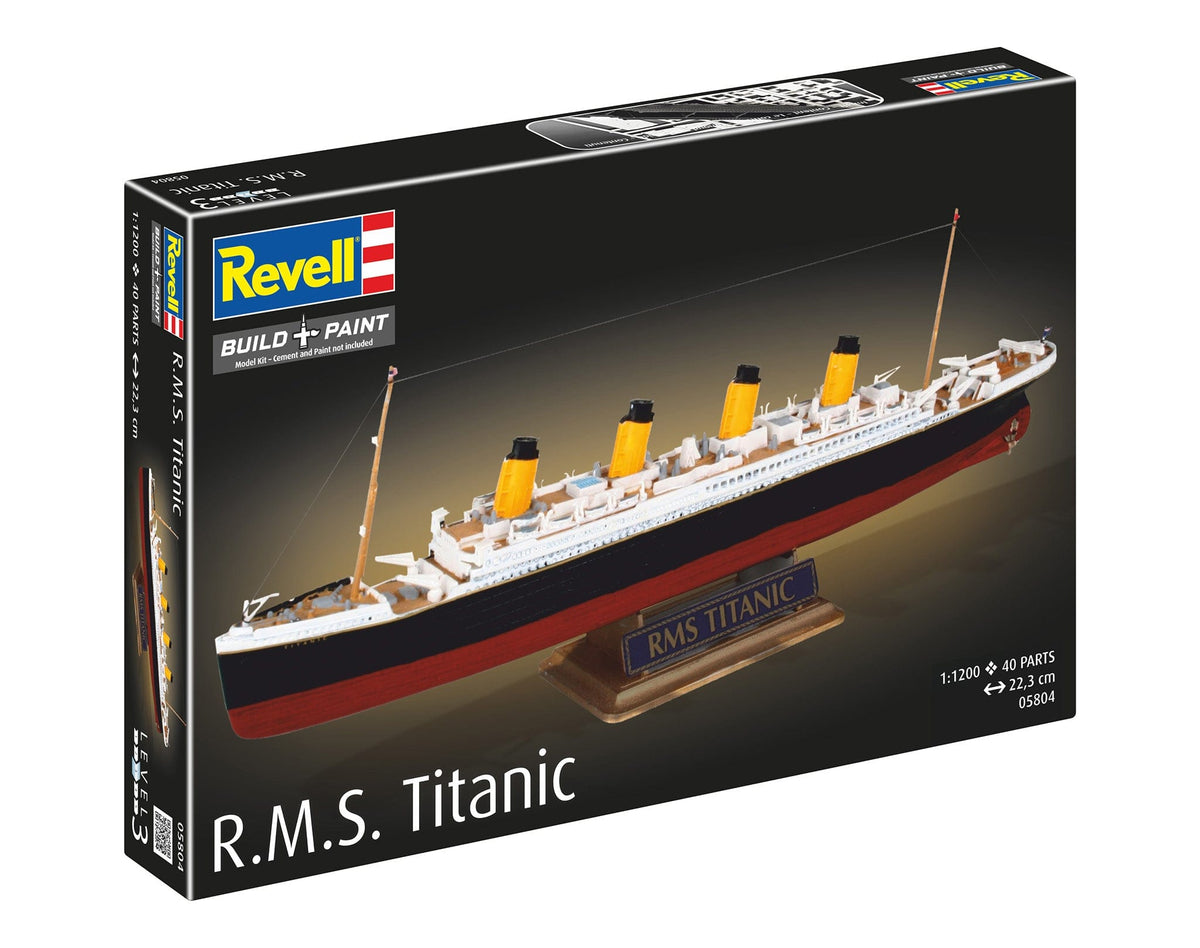 101 - Revell - 05804 - RMS Titanic - box front left angle