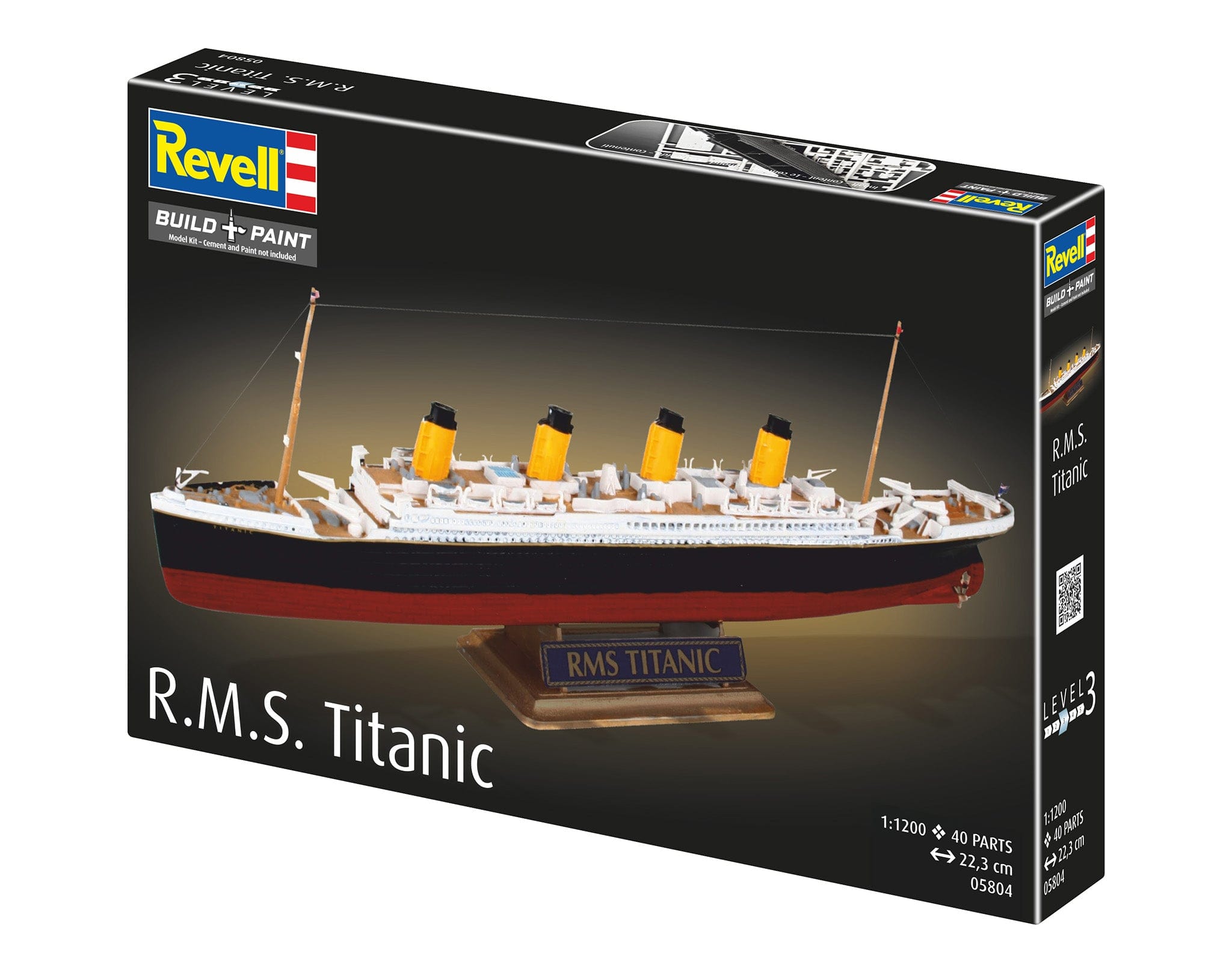 Revell - 05804 - RMS Titanic - box front right angle