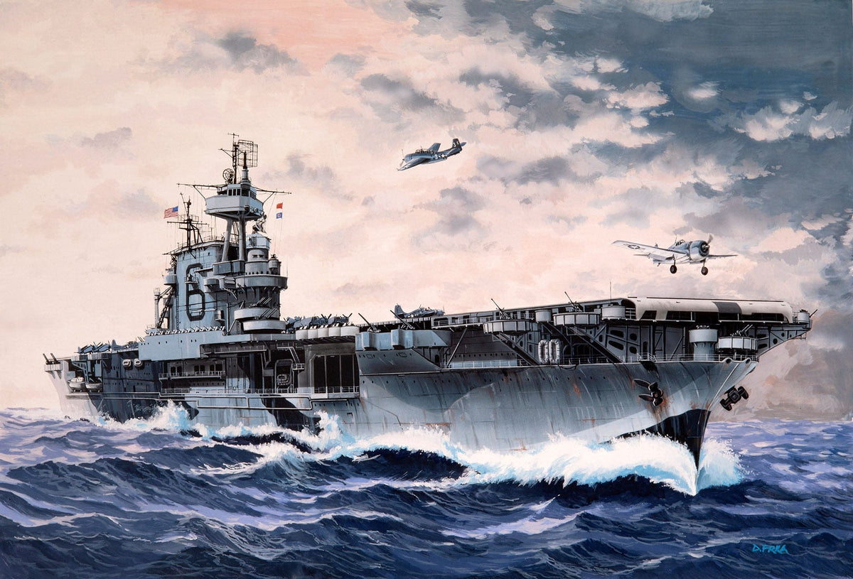 150 - Revell - 05824 - USS Enterprise (CV-6) - box art