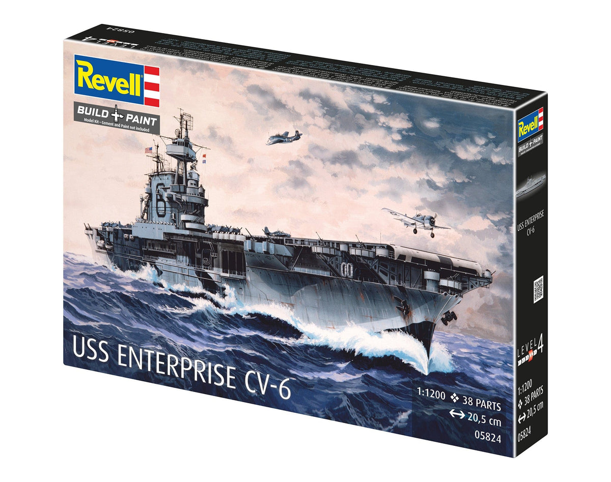 102 - Revell - 05824 - USS Enterprise (CV-6) - box rear