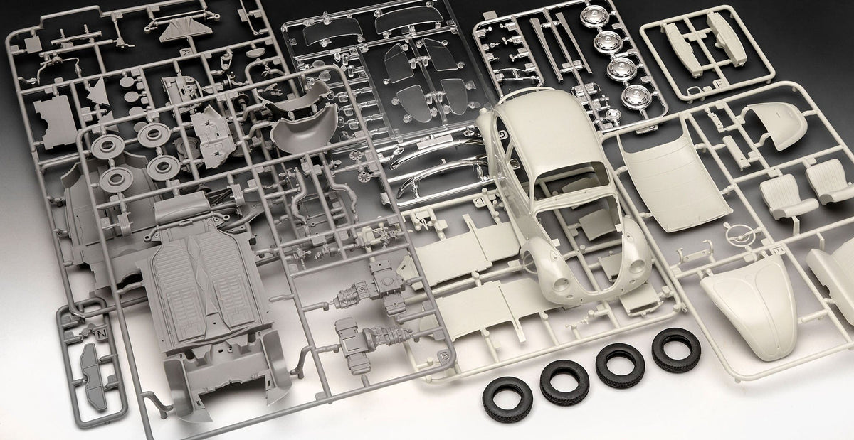 200 - Revell - 07083 - Volkswagen Beetle (1968) - sprue