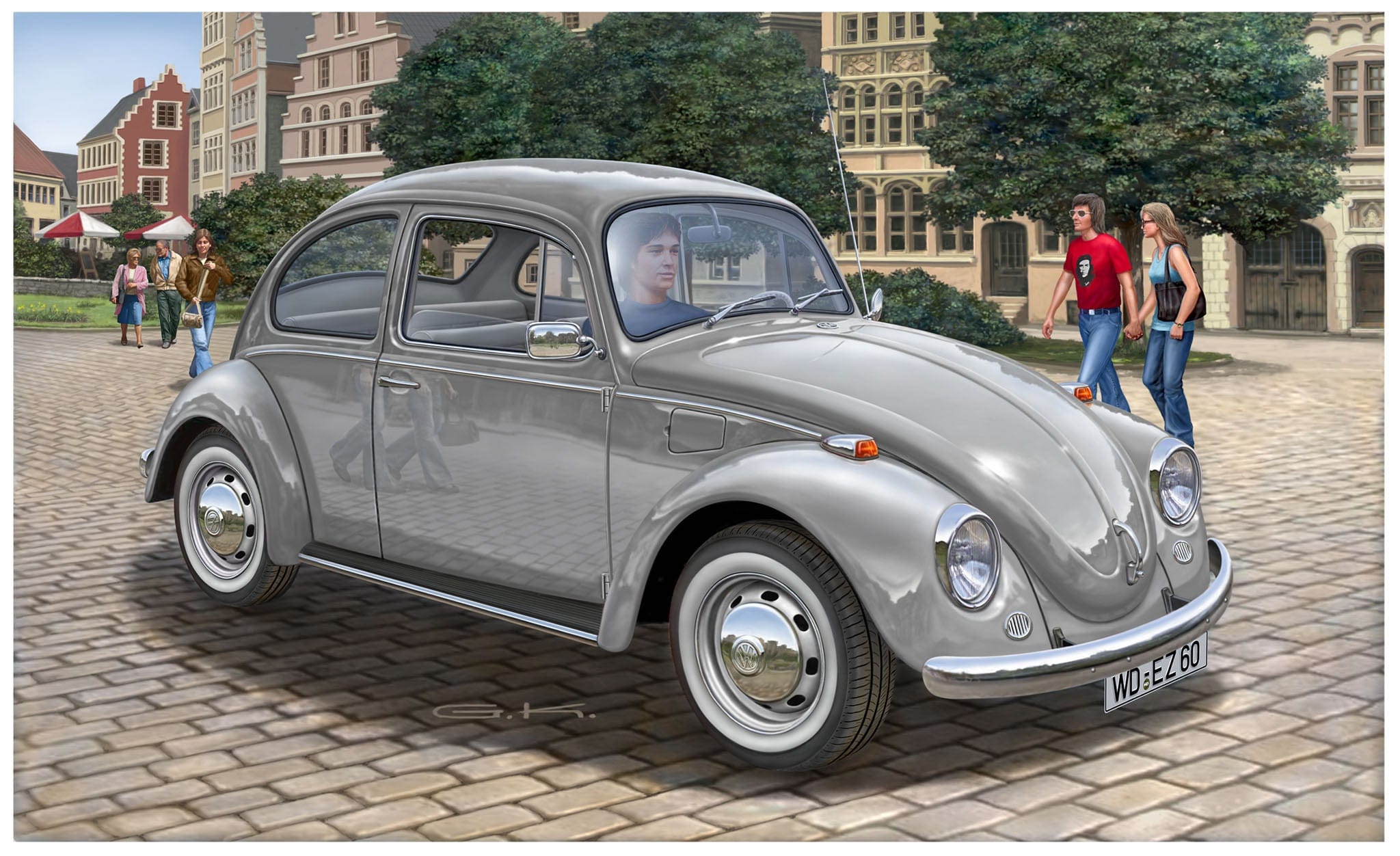 Revell - 07083 - Volkswagen Beetle (1968) - box art