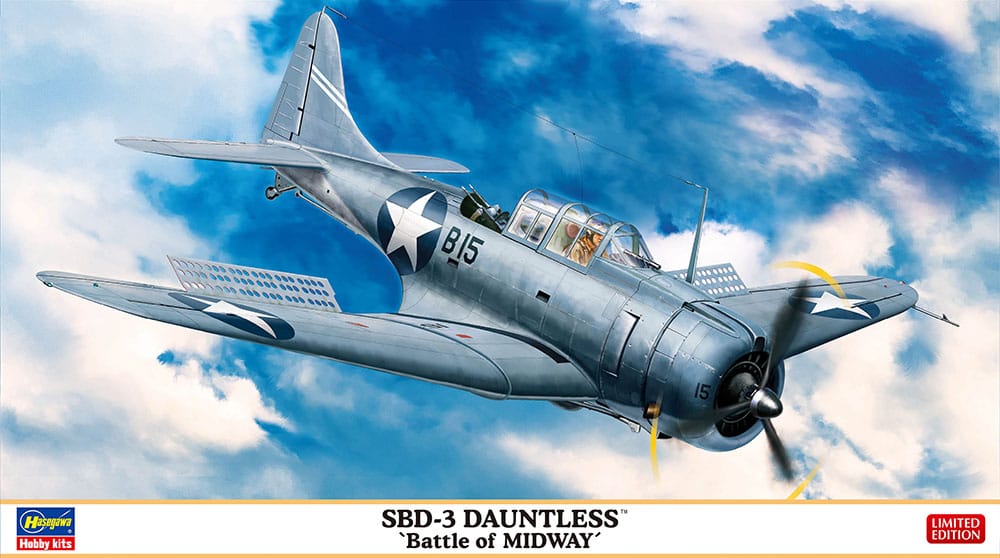010 - Hasegawa - 07481 - Douglas SBD-3 Dauntless VS-2 - primary image
