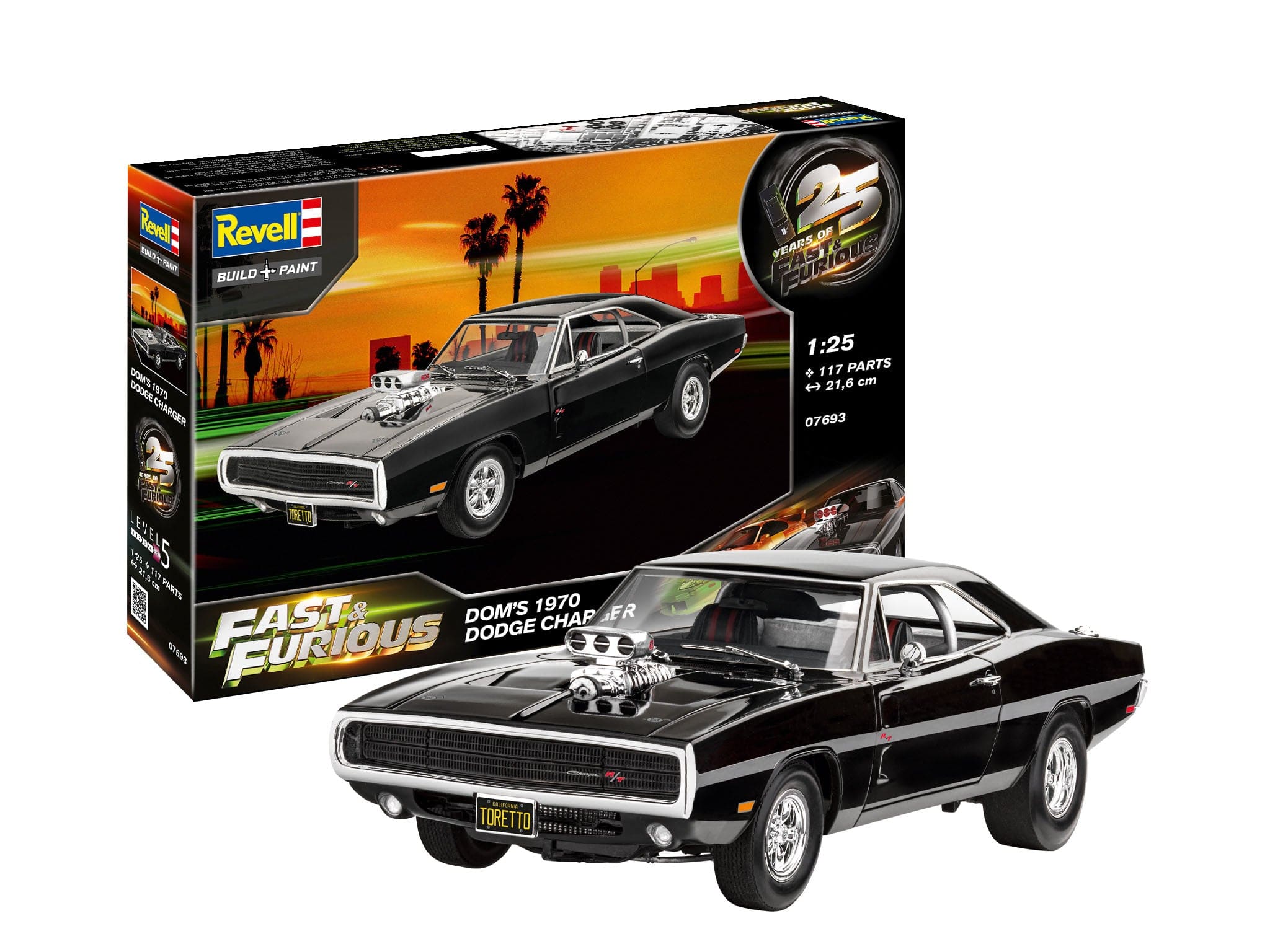0Revell - 07693 - Dominic's 1970 Dodge Charger [Fast & Furious] - secondary image