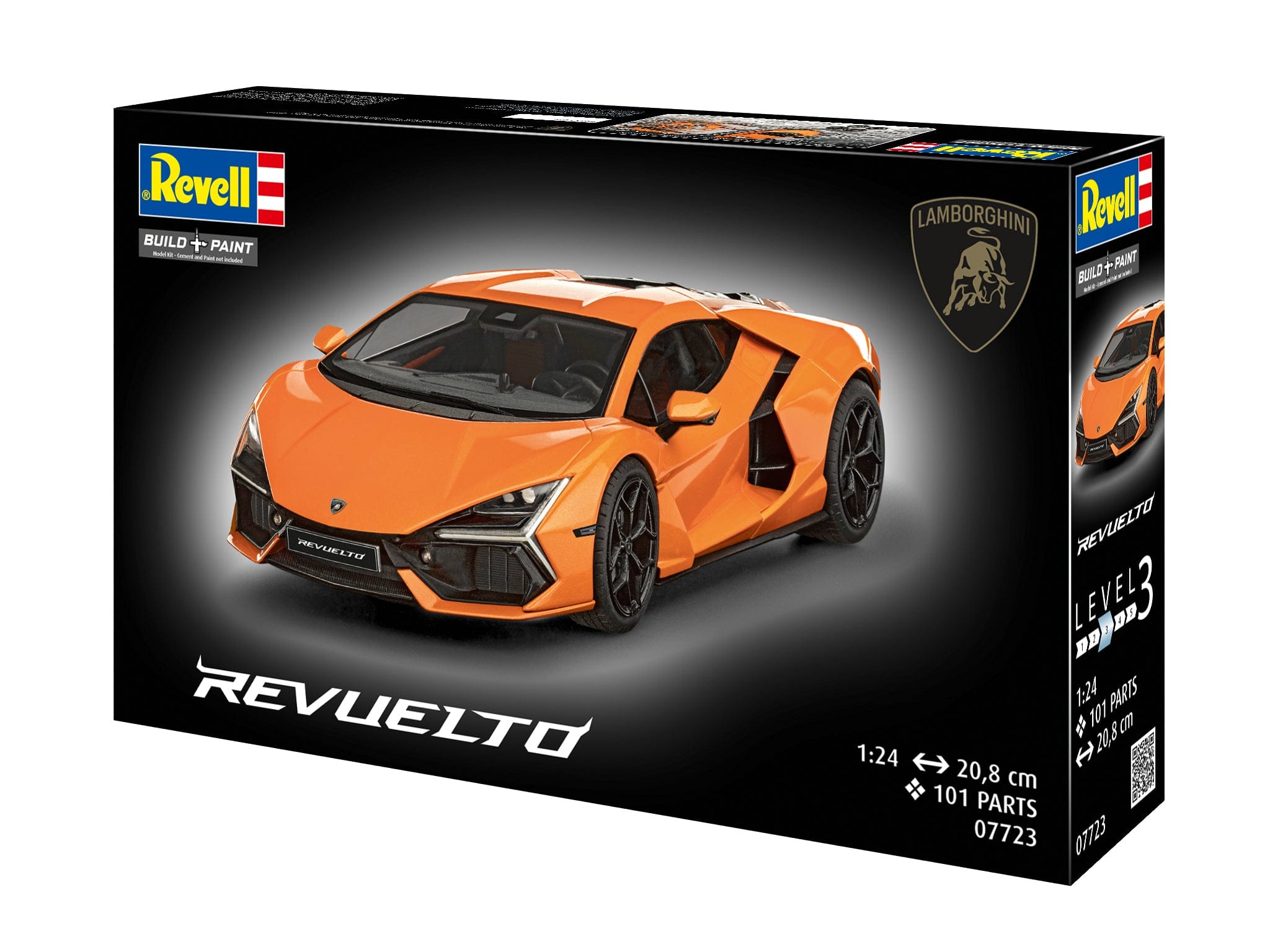 Revell - 07723 - Lamborghini Revuelto - box front left angle