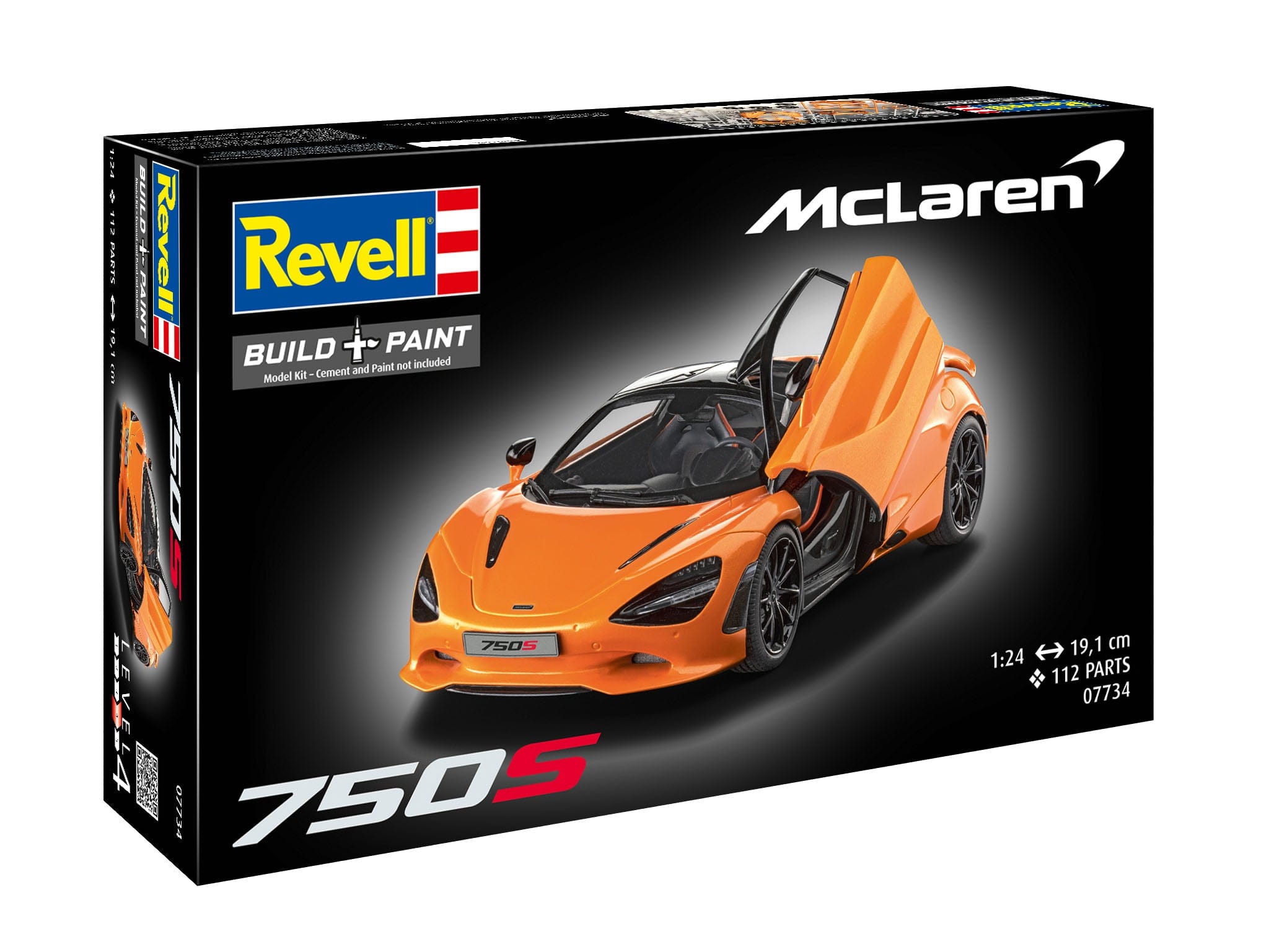Revell - 07734 - McLaren 750S - box front right angle
