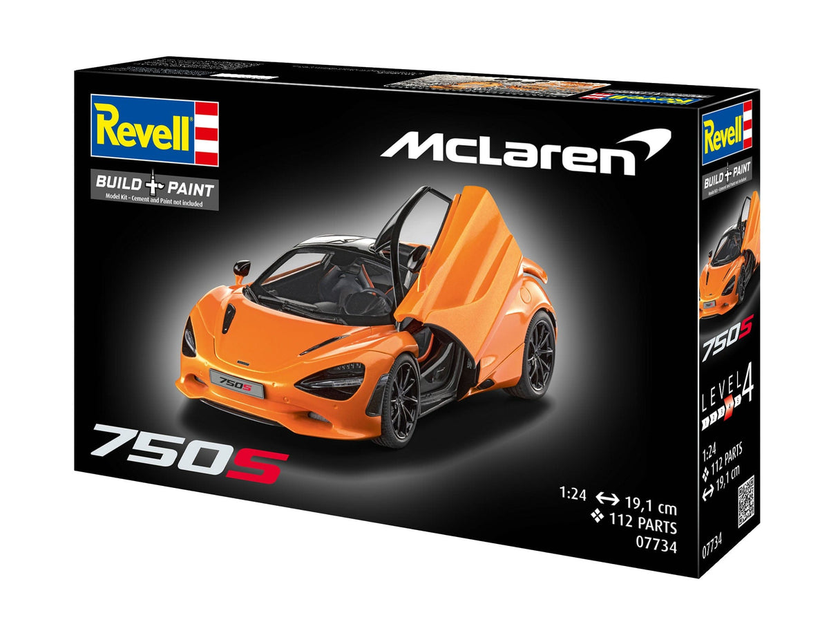 102 - Revell - 07734 - McLaren 750S - box front left angle