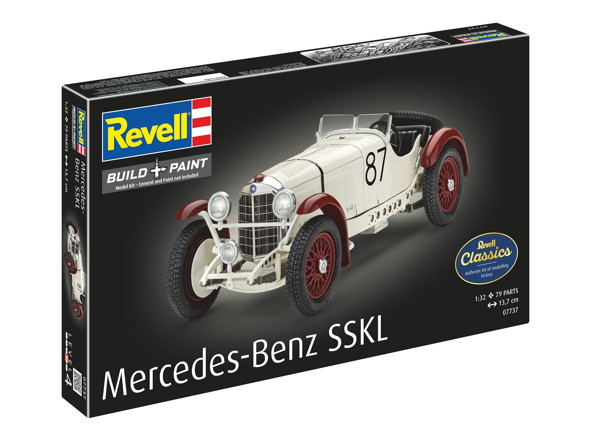 Revell - 07737 - Mercedes-Benz SSKL - box front right angle