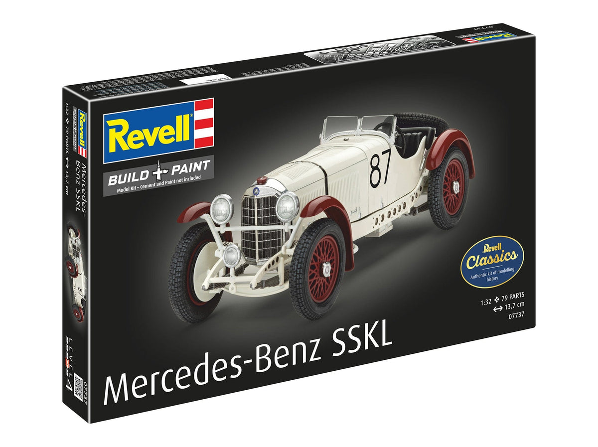 100 - Revell - 07737 - Mercedes-Benz SSKL - box front right angle