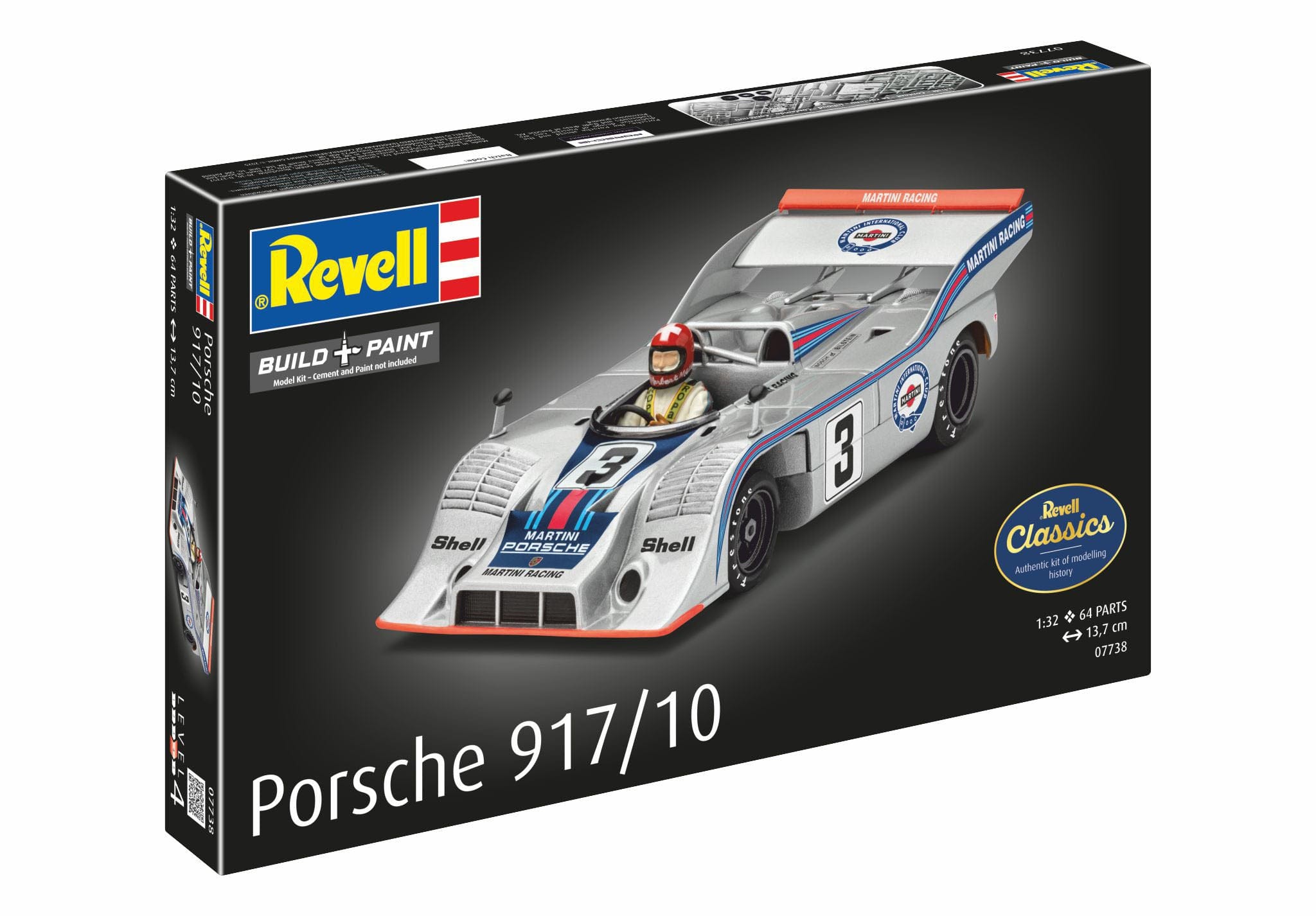Revell - 07738 - Porsche 917/10 - box front right angle