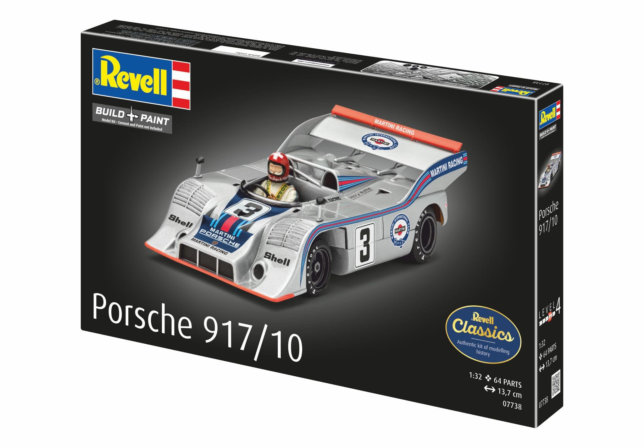 Revell - 07738 - Porsche 917/10 - box front left angle