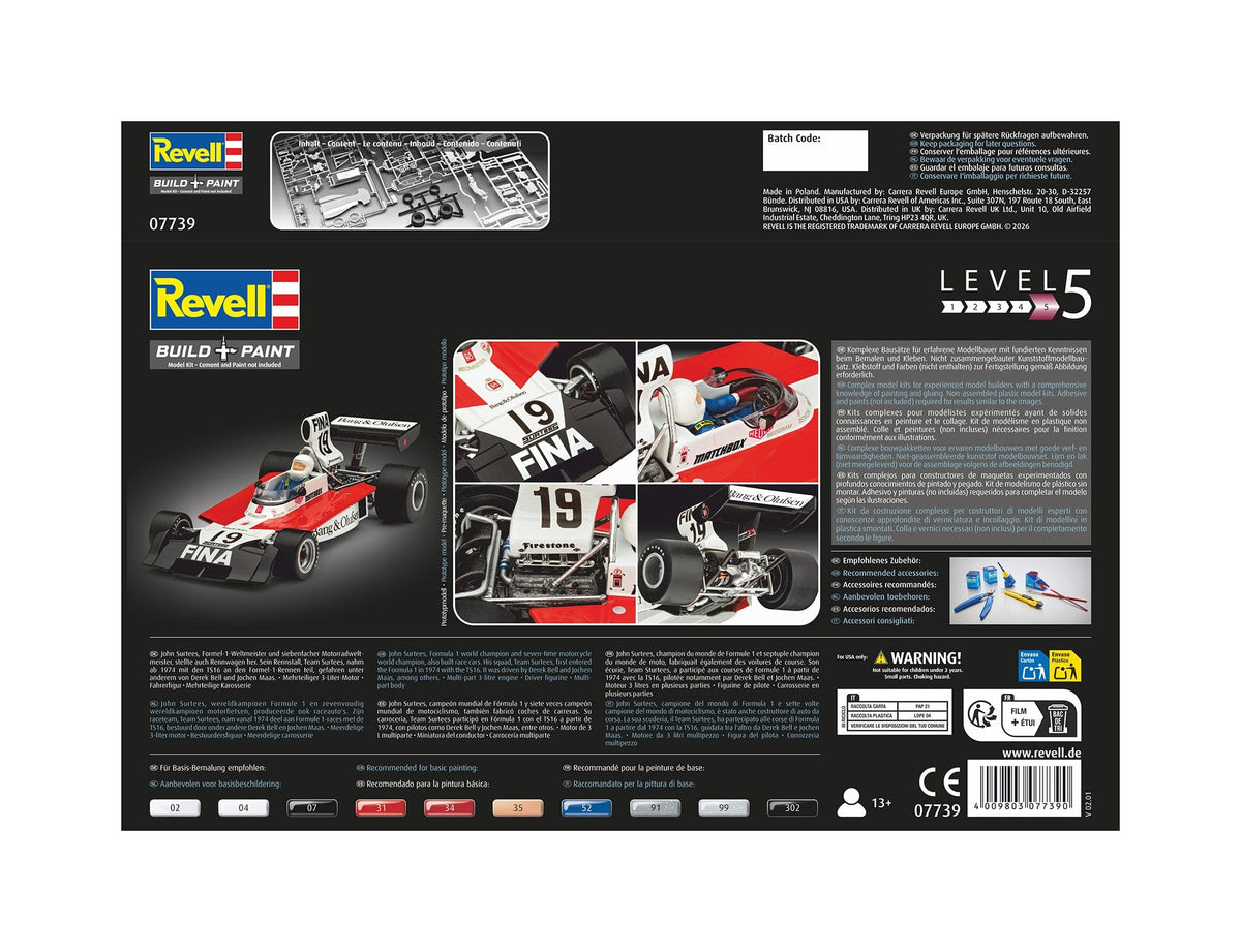 101 - Revell - 07739 - Surtees TS16/03 - box rear