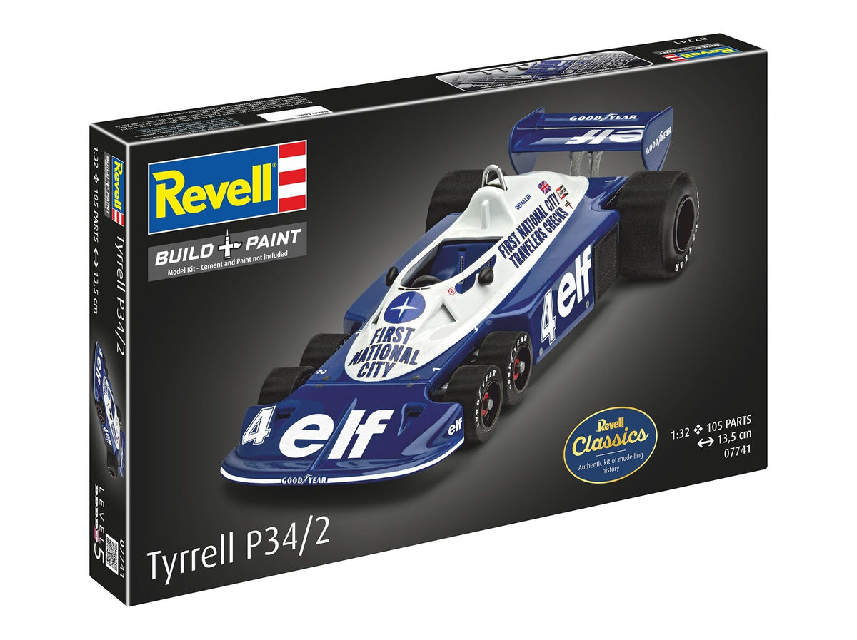 100 - Revell - 07741 - Tyrrell P34/2 - box front right angle